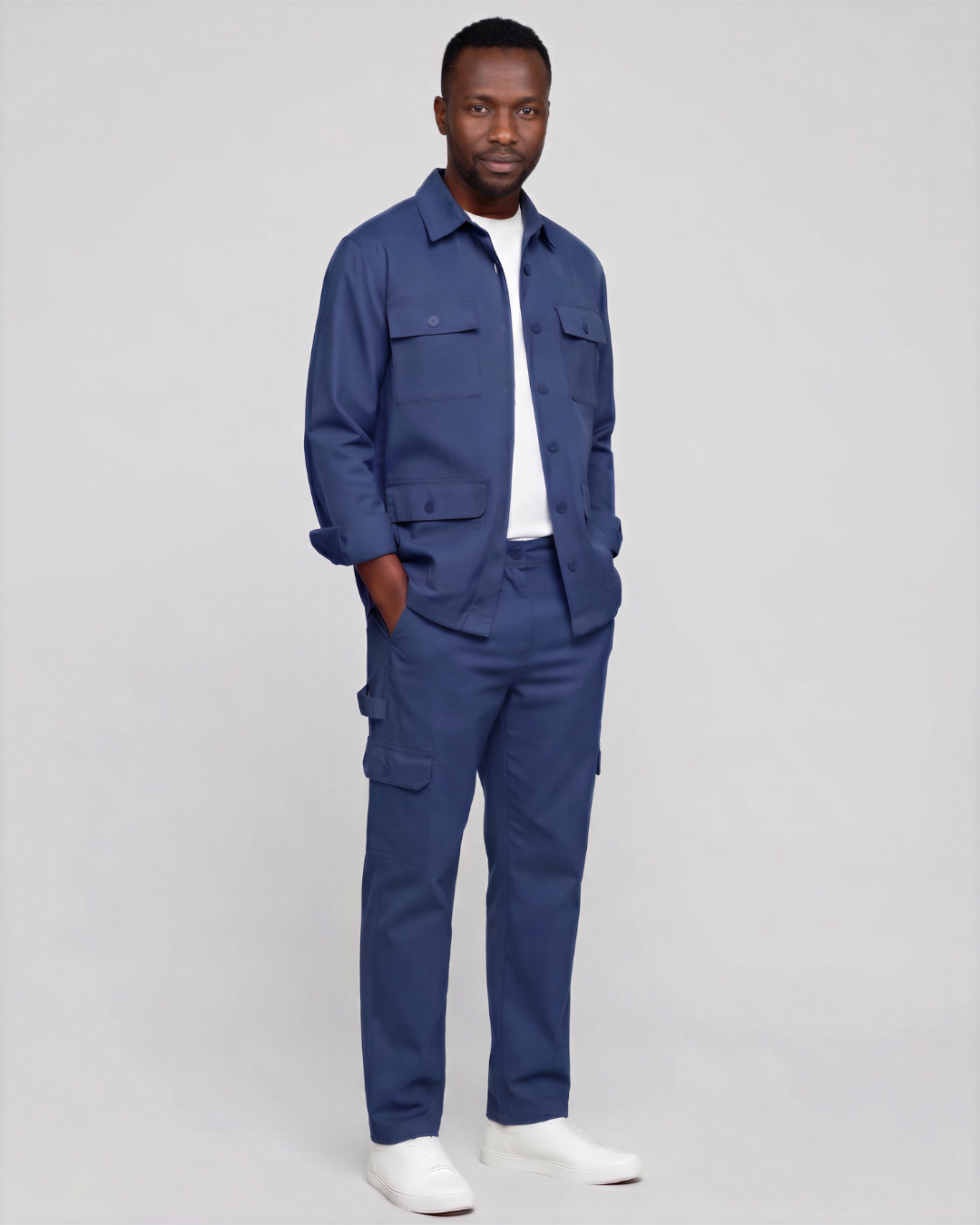 Men's Four-Pocket Utility Overshirt