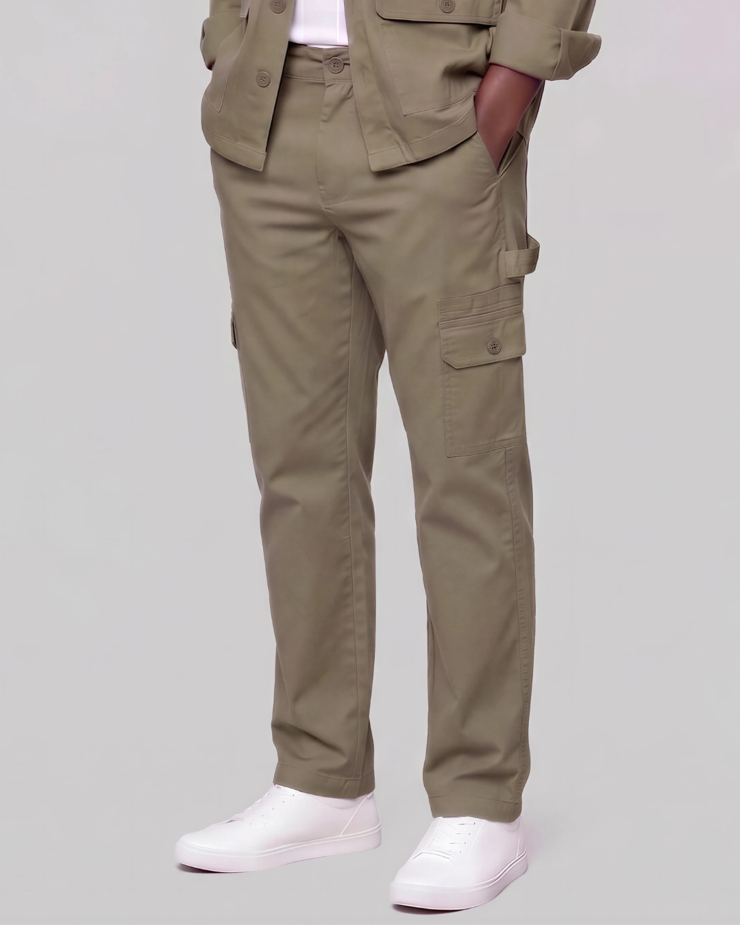 Men's Carpenter Utility Pants + Four-Pocket Utility Overshirt Set