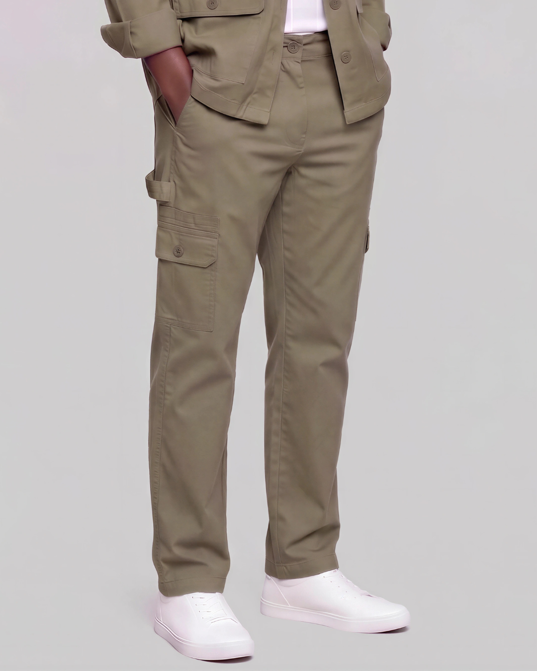 Men's Carpenter Utility Pants + Four-Pocket Utility Overshirt Set