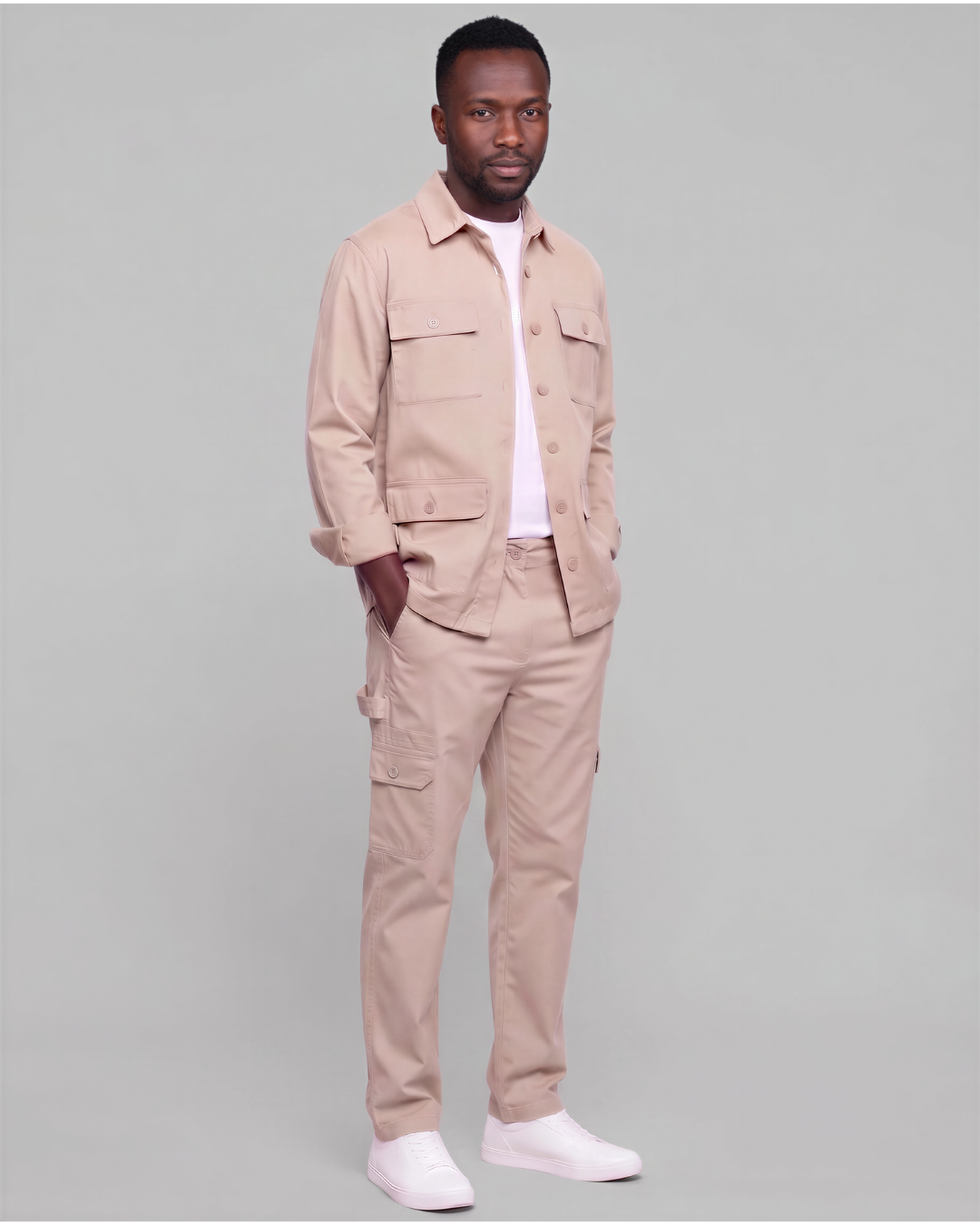 Men's Four-Pocket Utility Overshirt