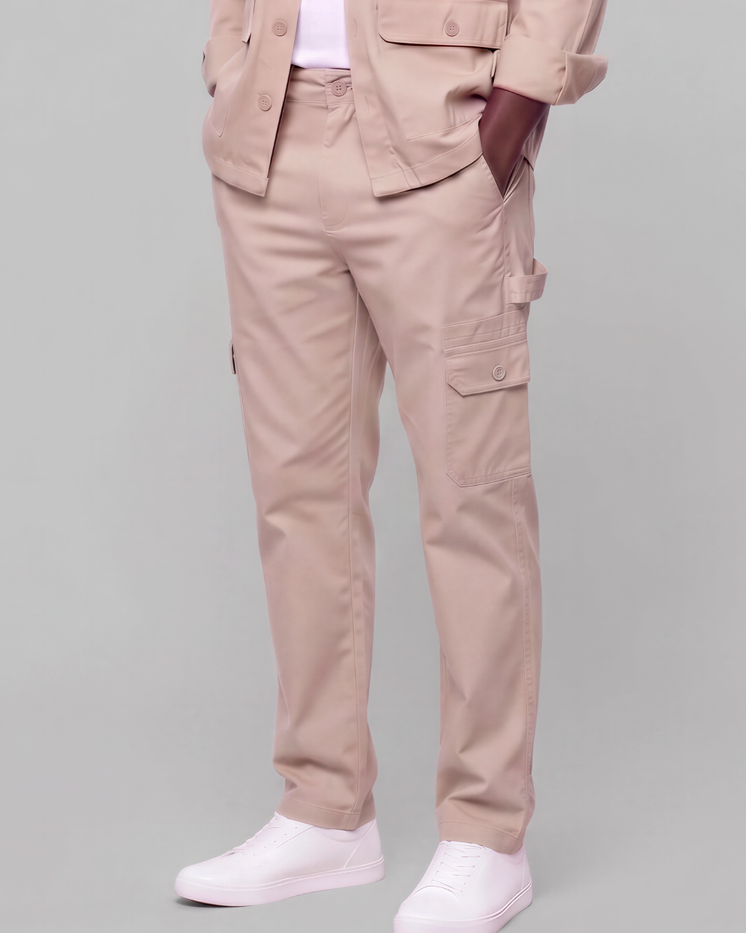 Men's Carpenter Utility Pants + Four-Pocket Utility Overshirt Set