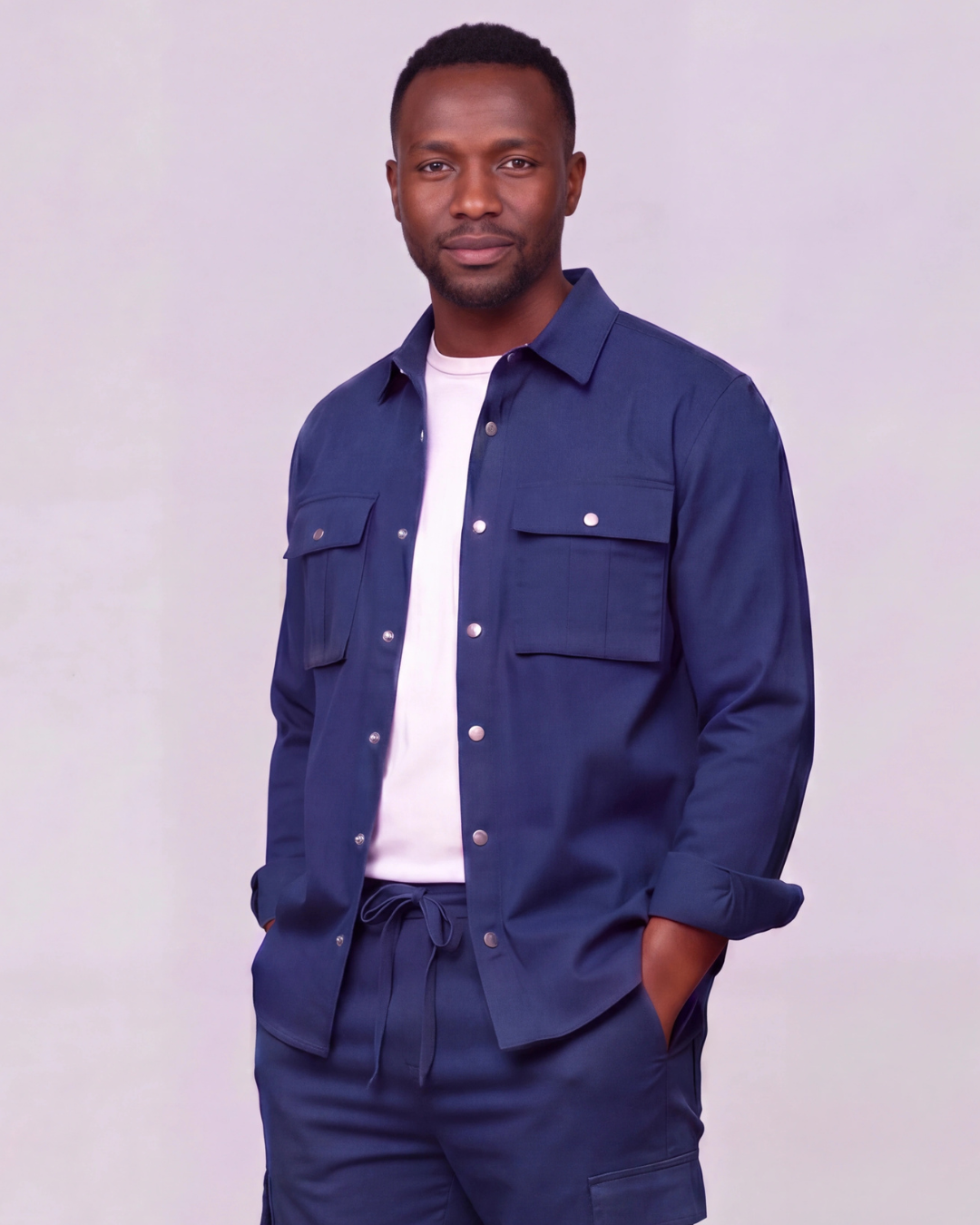 Men's Long-Line Overshirt