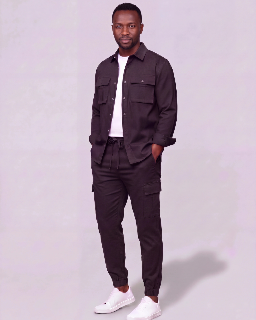 Men's Long-Line Overshirt