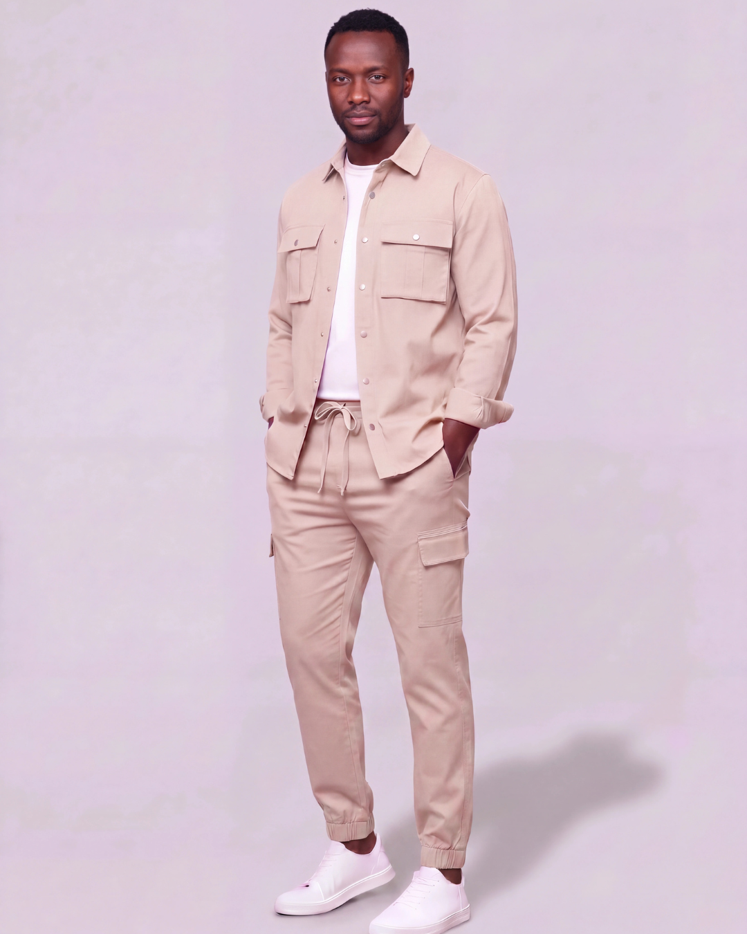 Men's Long-Line Overshirt