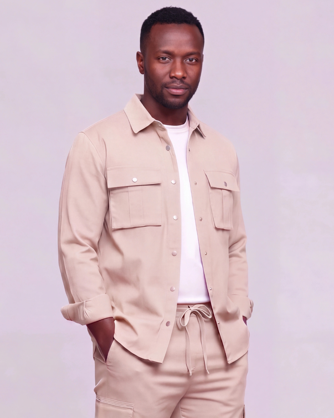 Men's Long-Line Overshirt