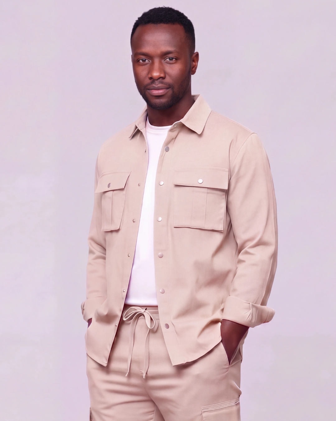 Men's Long-Line Overshirt