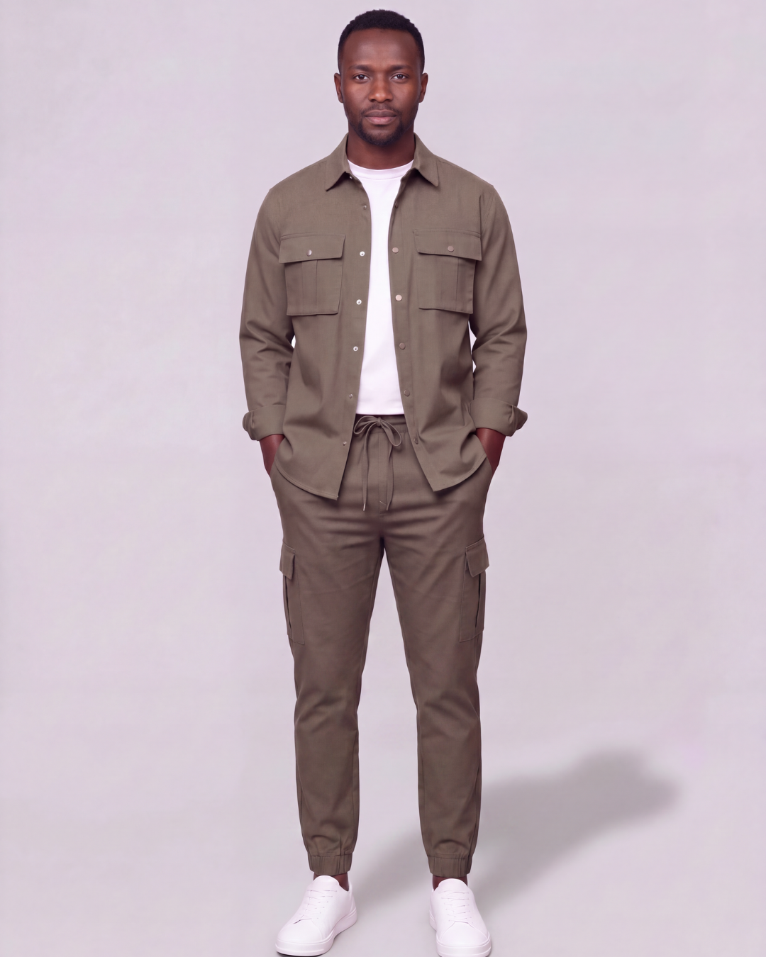 Men's Long-Line Overshirt