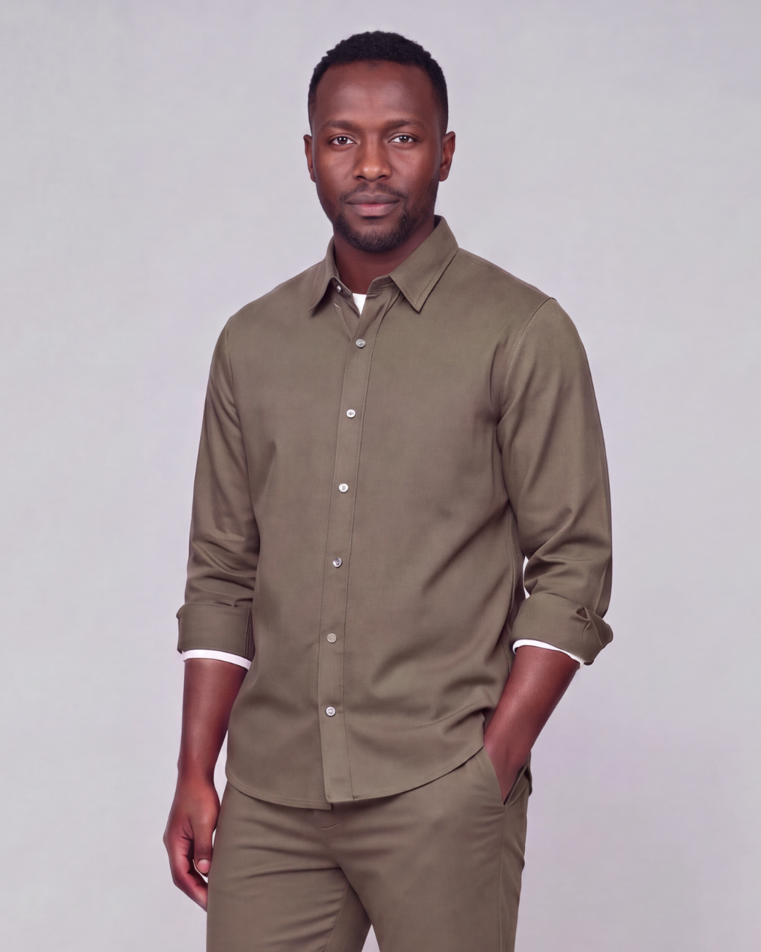 Men's Classic Long-Sleeve Overshirt
