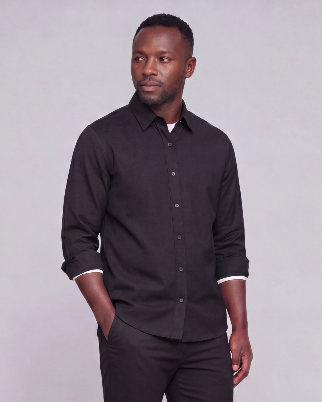 Men's Classic Long-Sleeve Overshirt