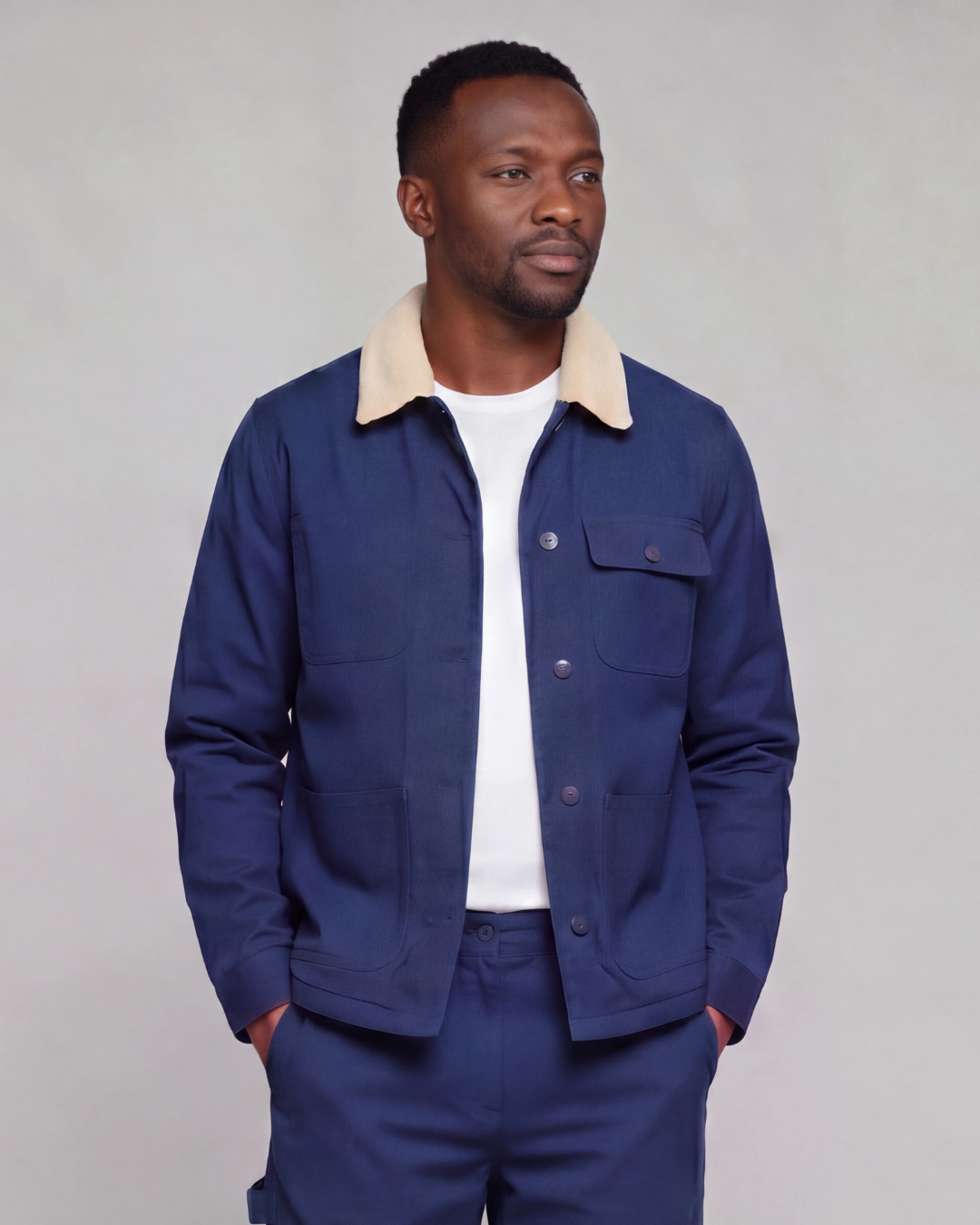 Men's Sherpa-Lined Chore Jacket