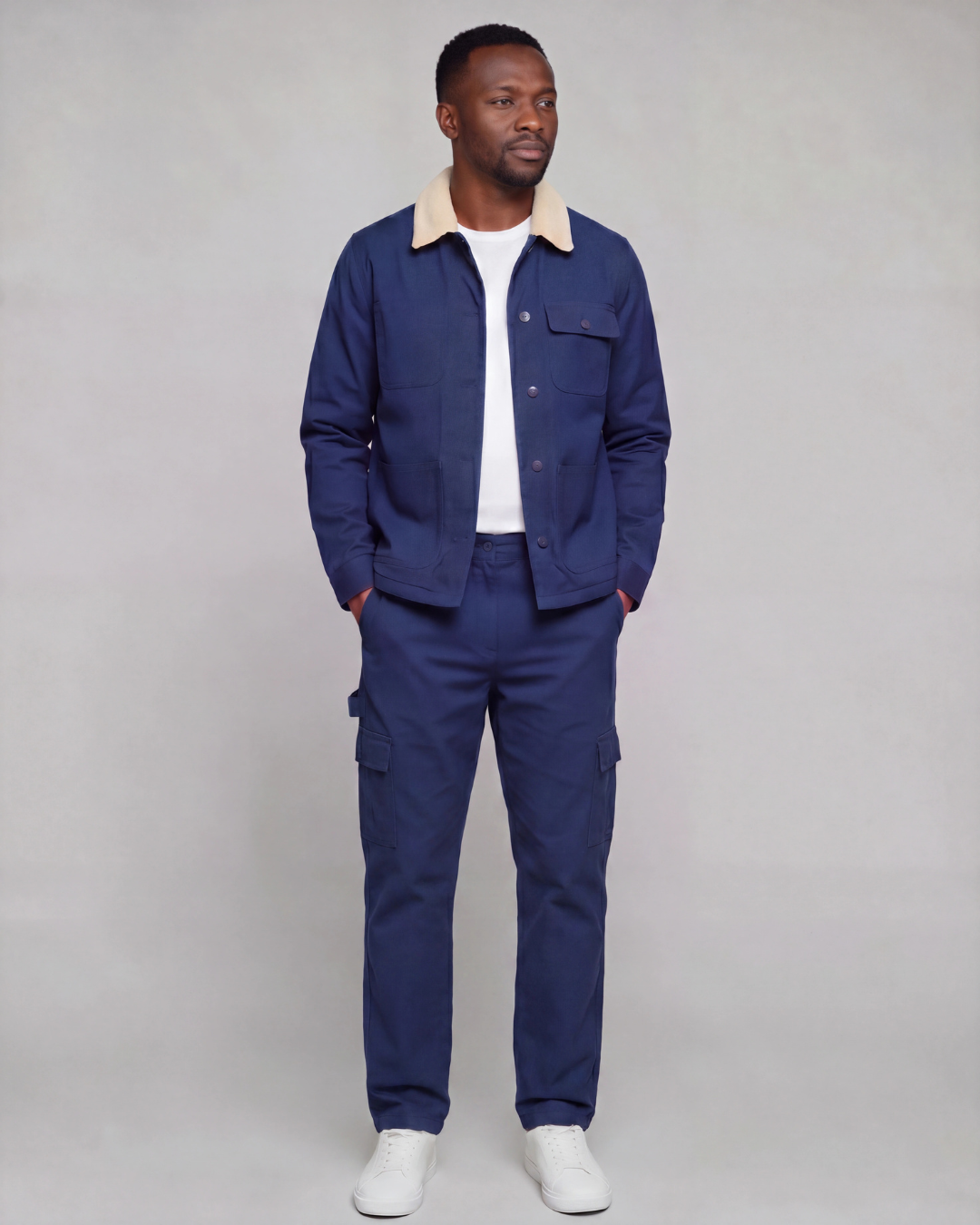 Men's Carpenter Utility Pants + Sherpa-Lined Chore Jacket Set