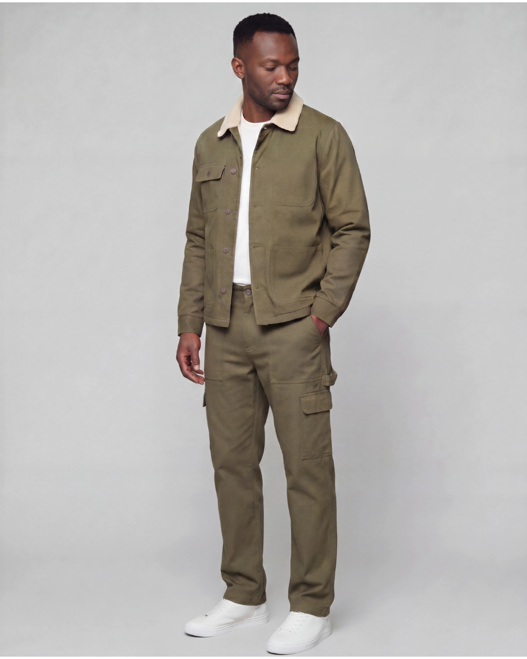 Men's Sherpa-Lined Chore Jacket