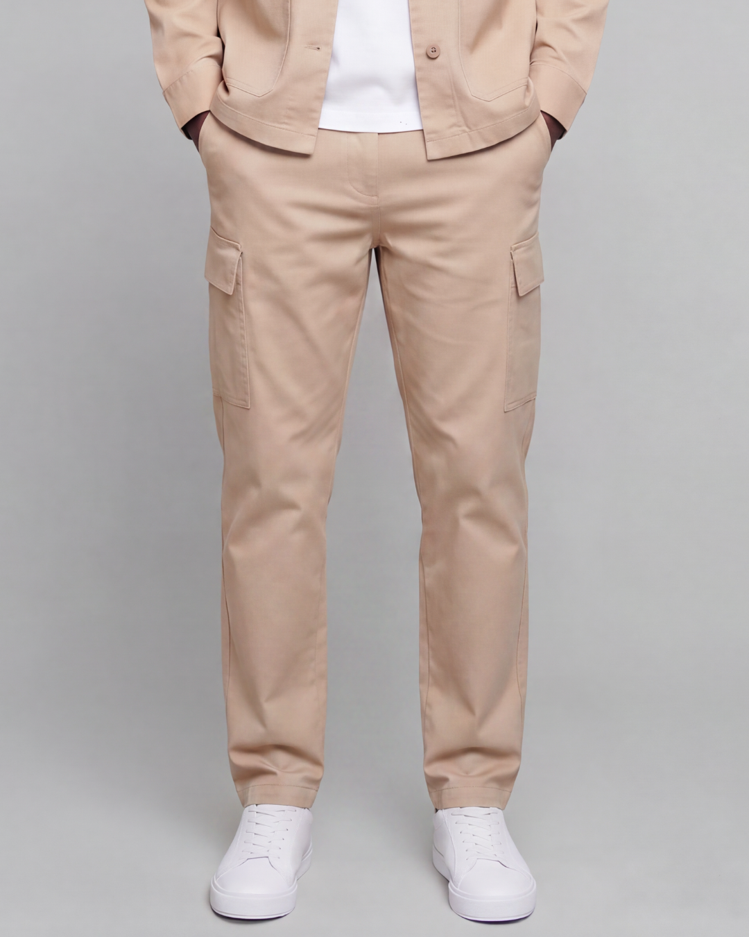 Men's Relaxed Cargo Pants + Chore Jacket Set