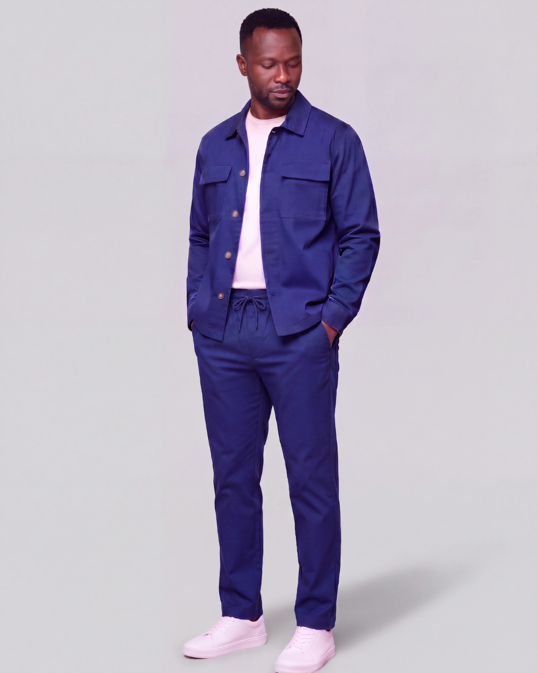 Men's Drawstring Chino Pants + Classic Field Jacket Set