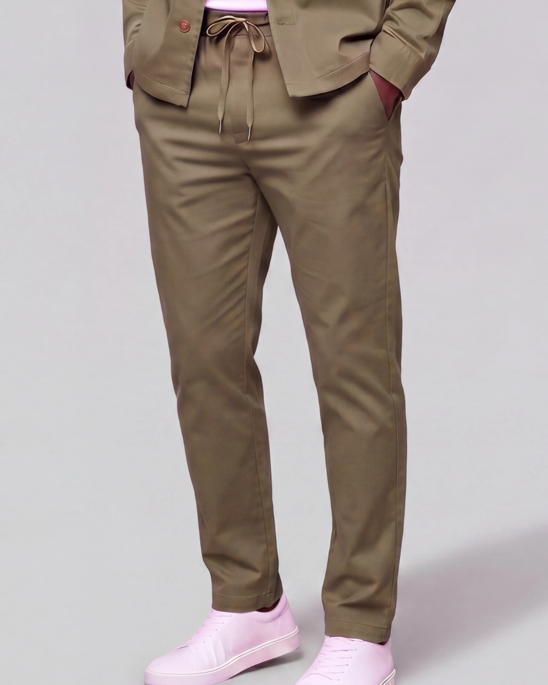 Men’s Drawstring Chino Pants