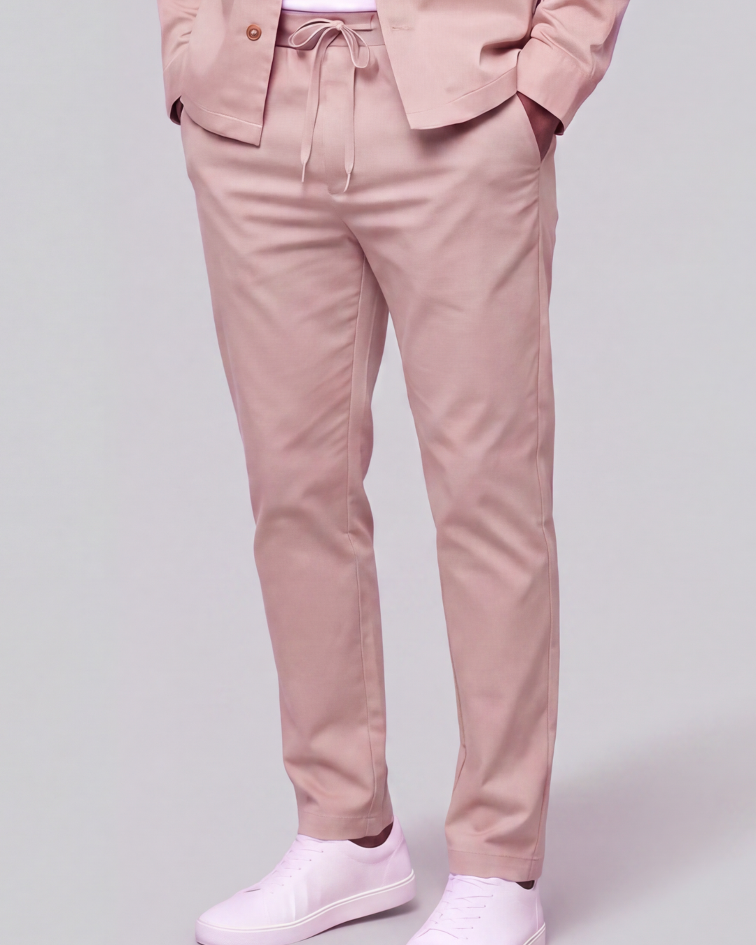 Men's Drawstring Chino Pants + Classic Field Jacket Set