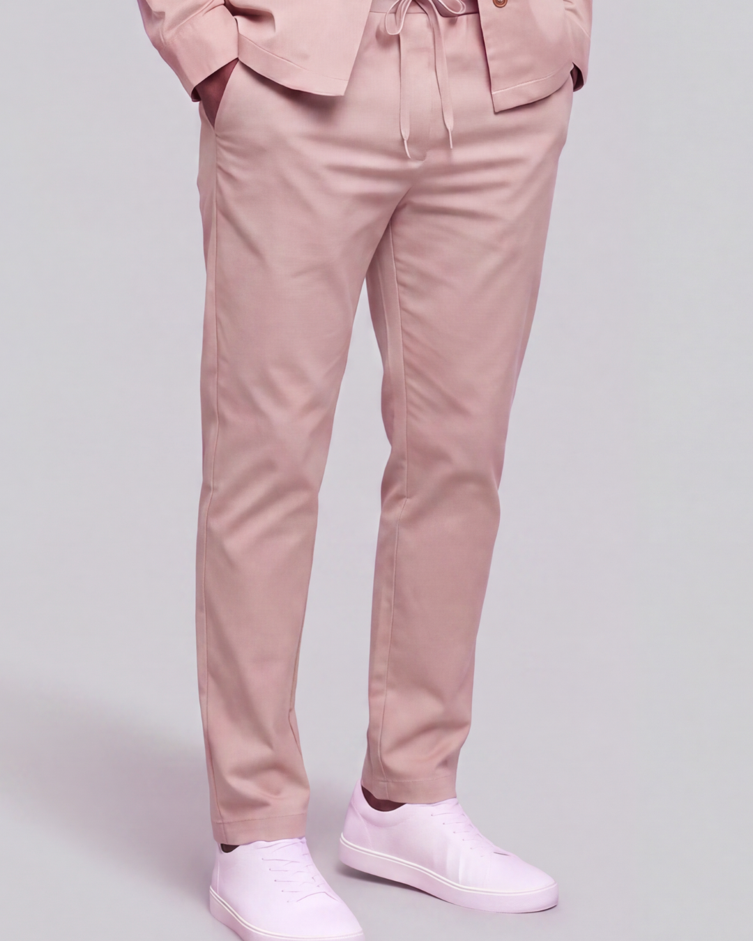 Men's Drawstring Chino Pants + Classic Field Jacket Set