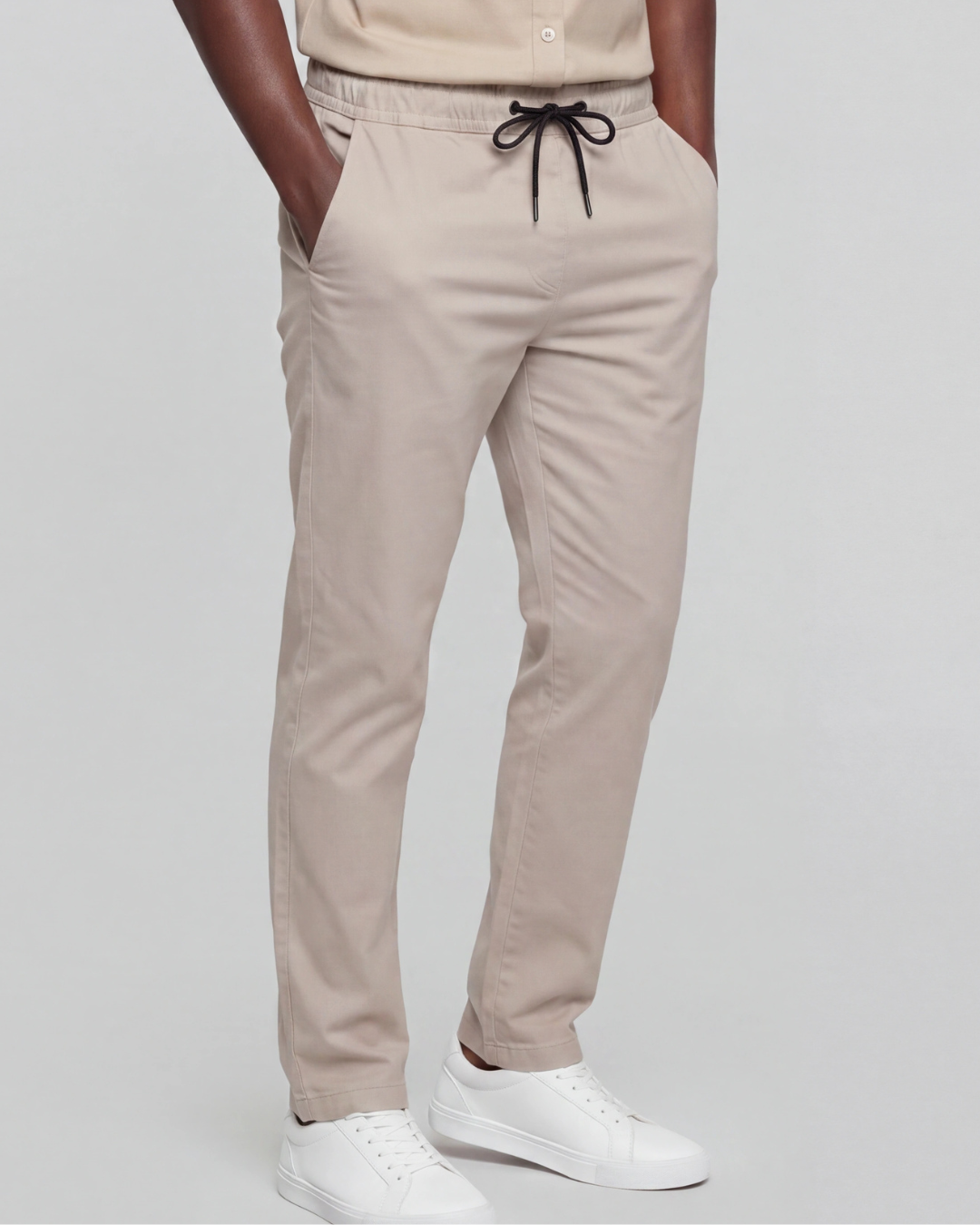 Men’s Drawstring Chino Pants