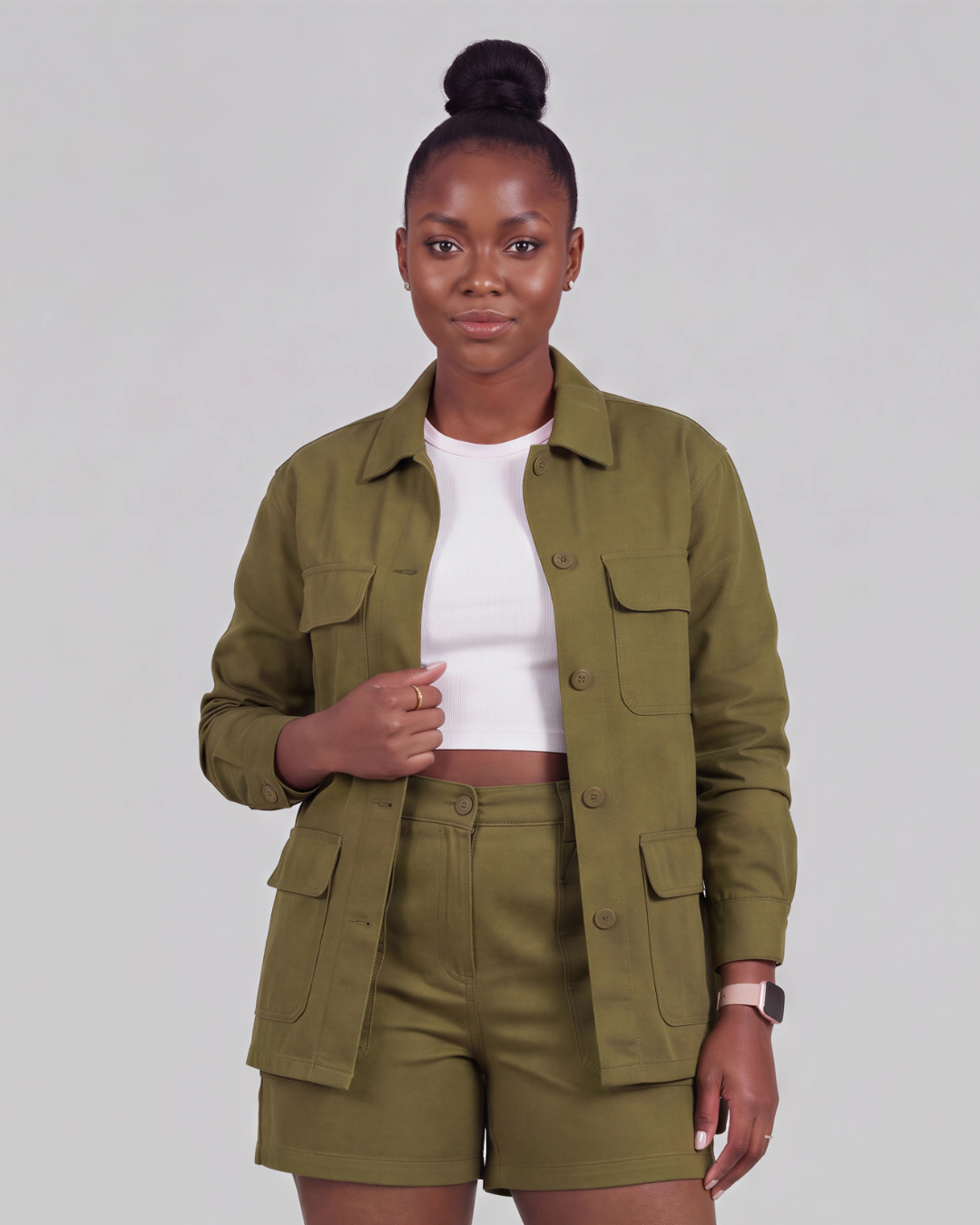 Women’s Four-Pocket Utility Overshirt
