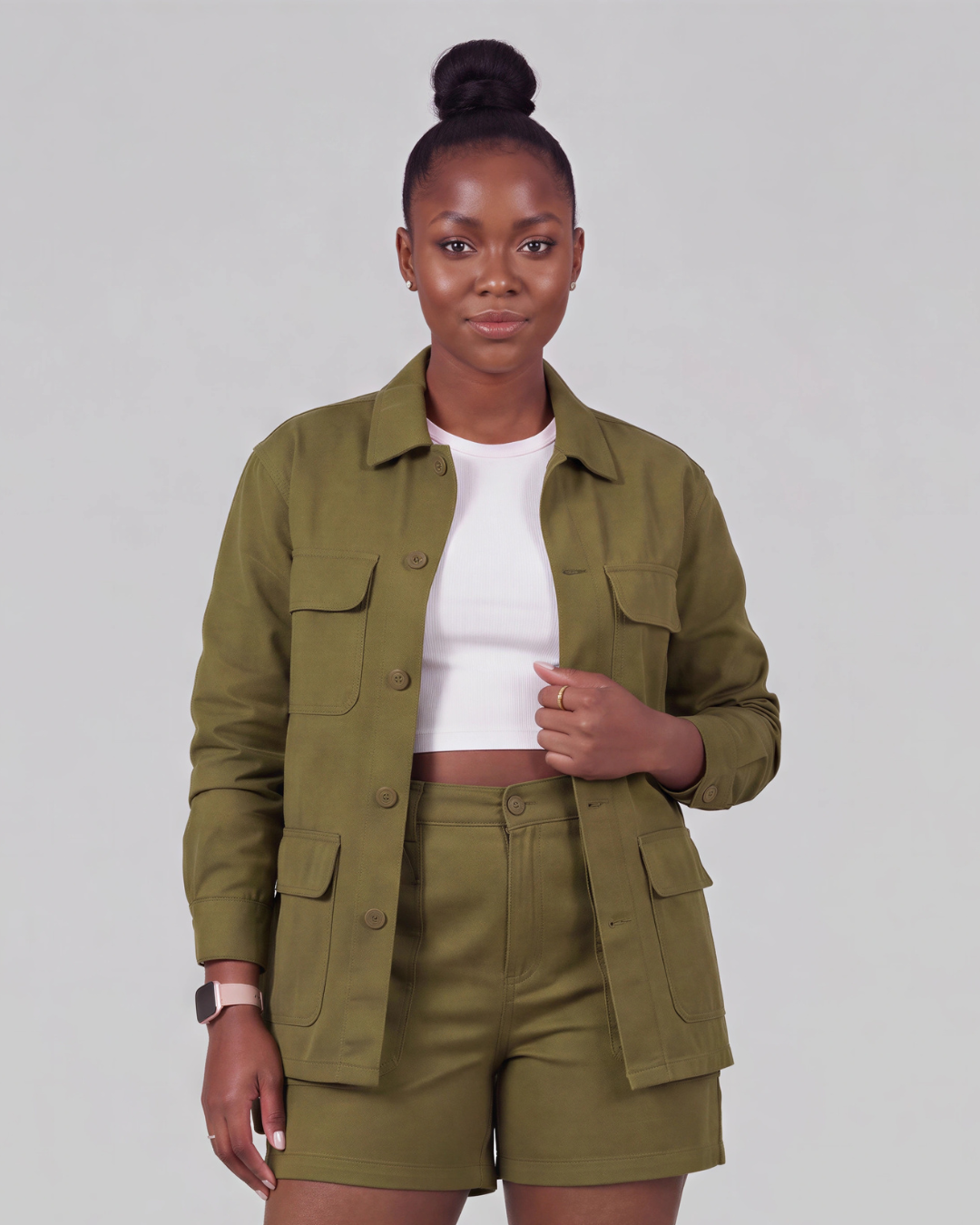 Women’s Four-Pocket Utility Overshirt