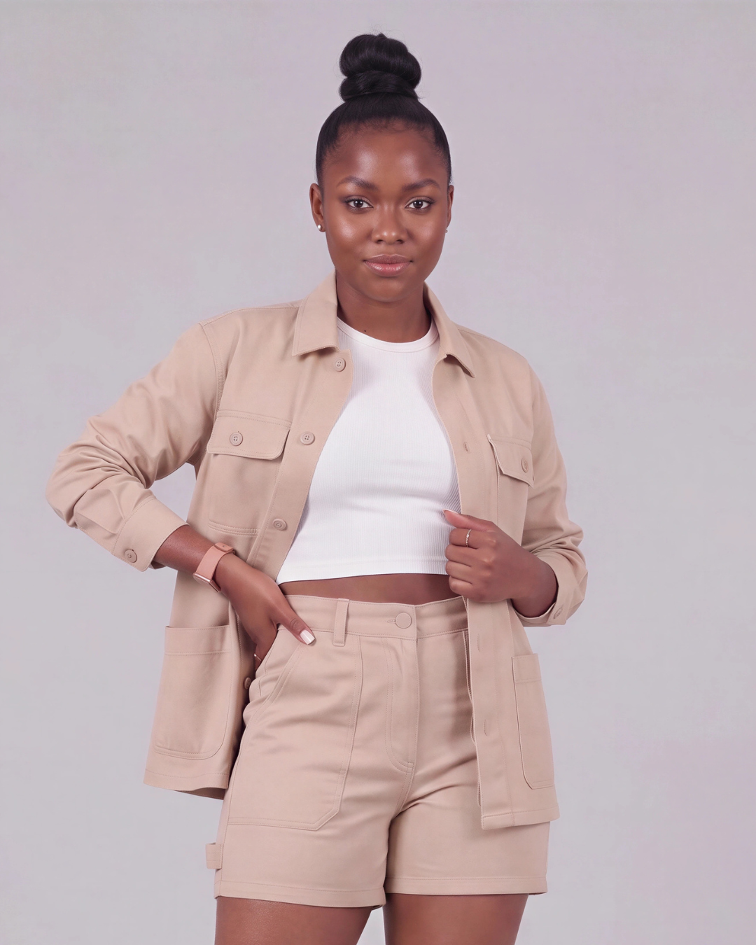 Women’s Four-Pocket Utility Overshirt