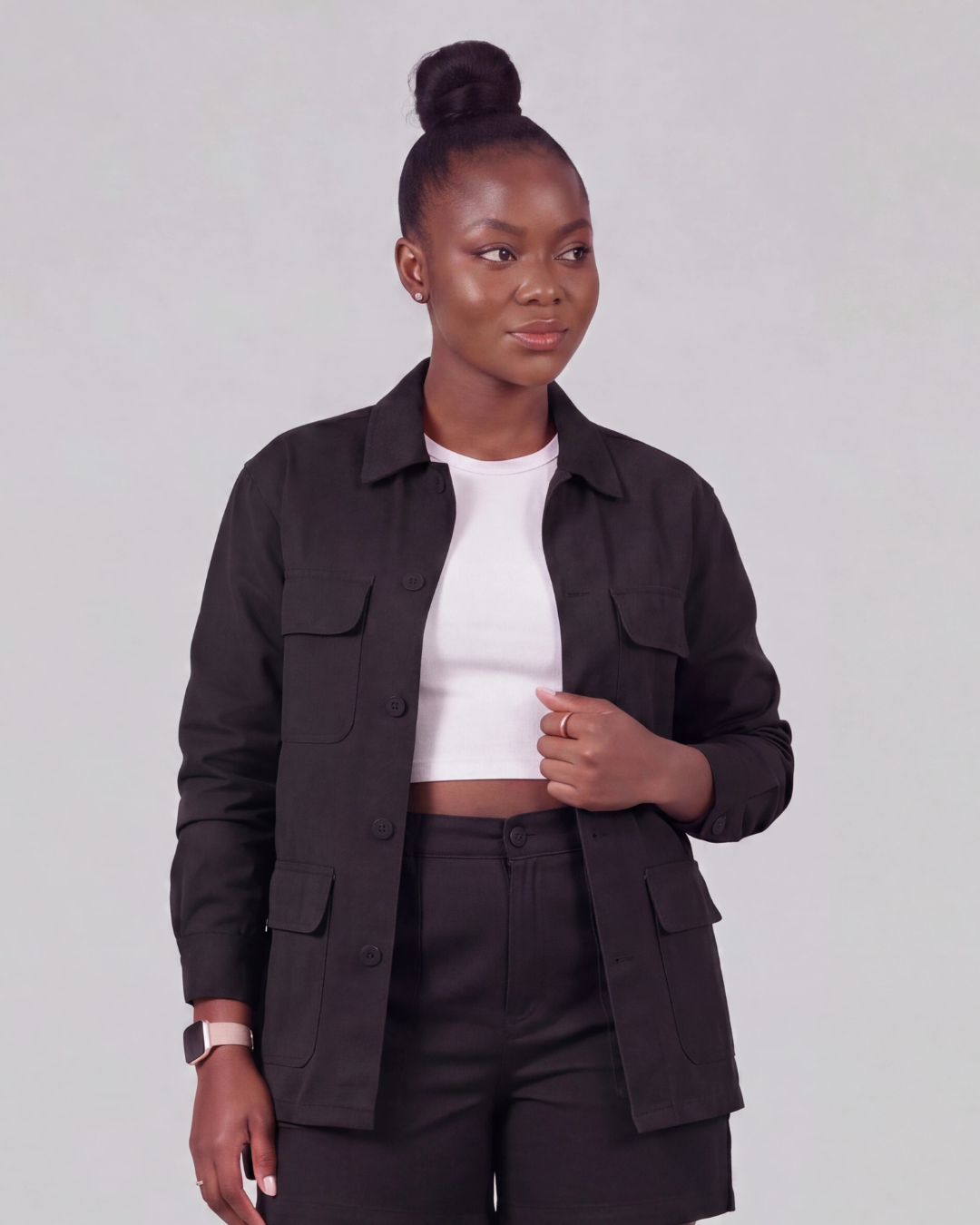 Women’s Four-Pocket Utility Overshirt