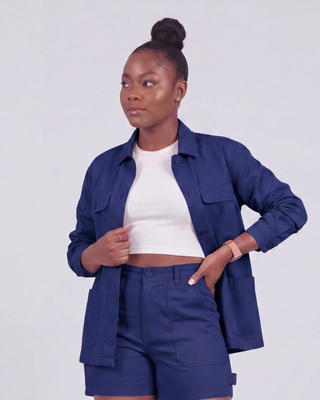 Women’s Four-Pocket Utility Overshirt