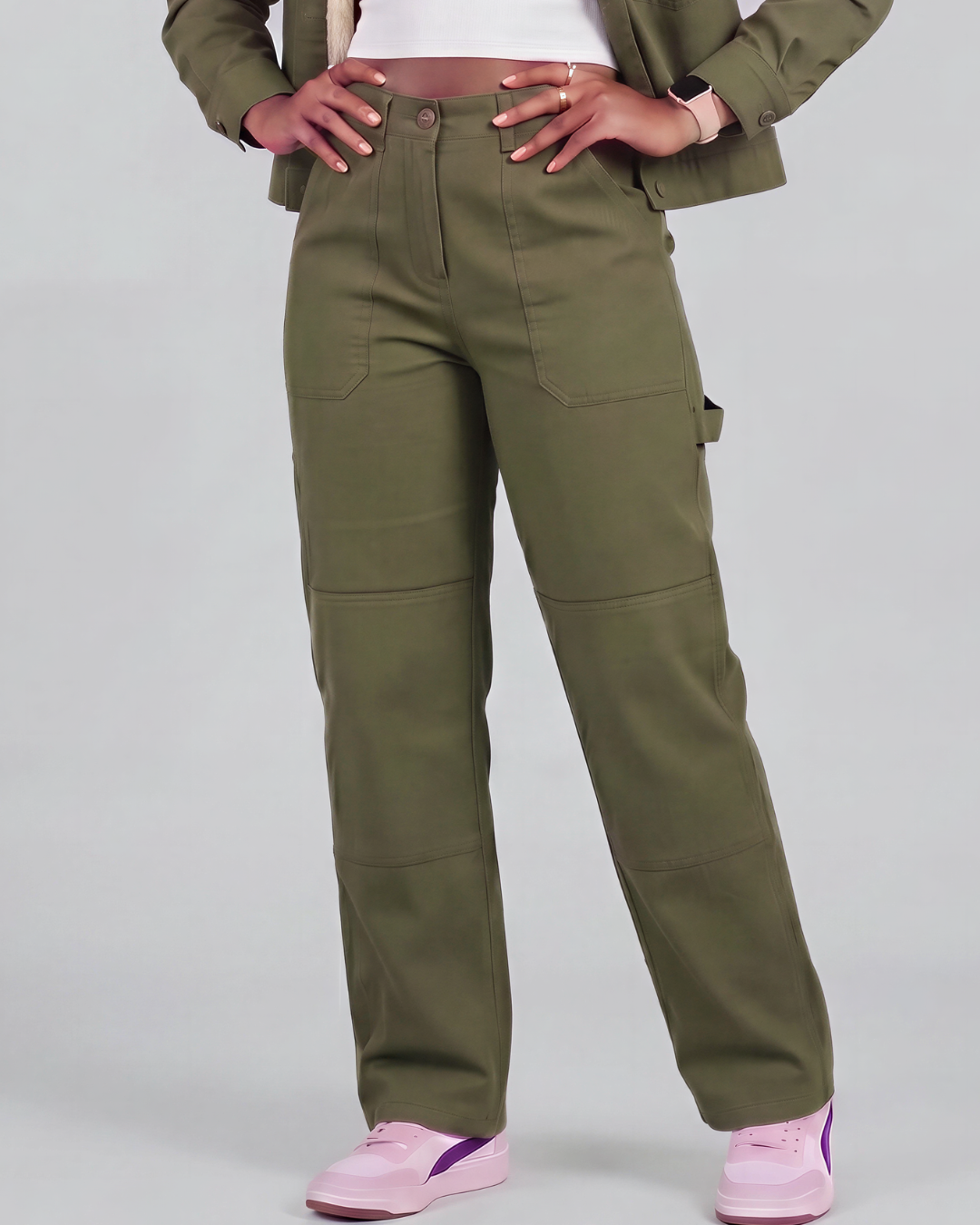 Women's Carpenter Utility Pants + Sherpa-Lined Chore Jacket Set