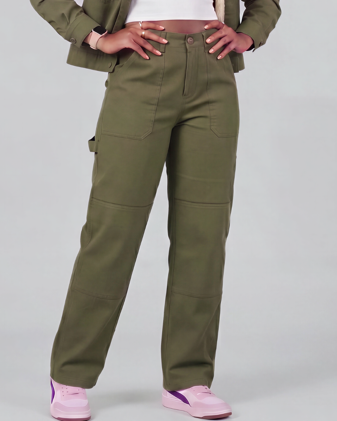 Women's Carpenter Utility Pants + Sherpa-Lined Chore Jacket Set