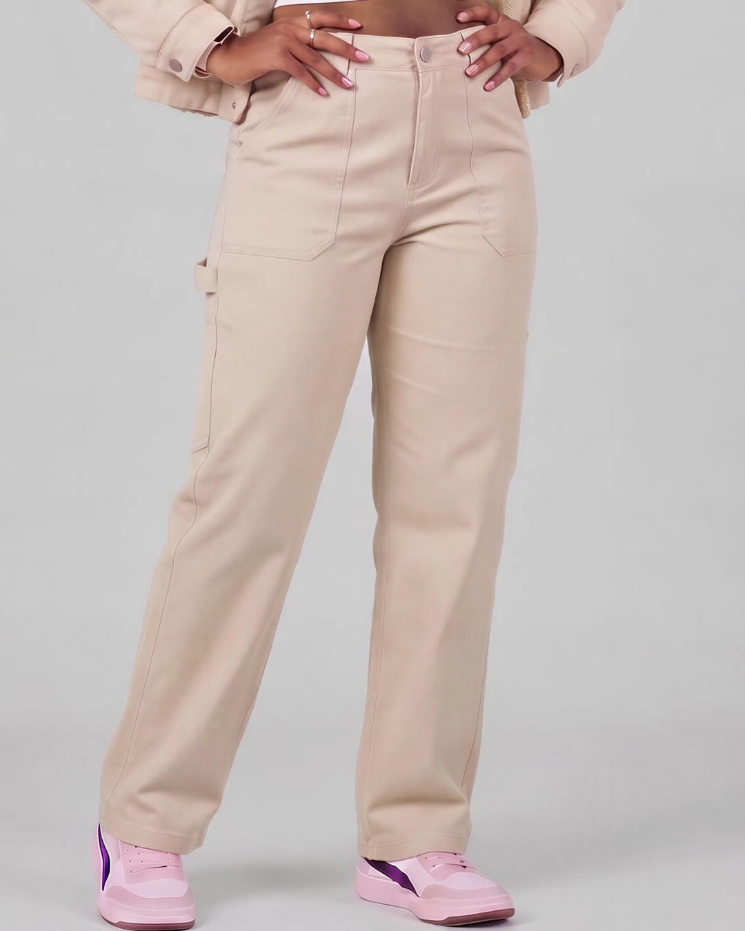 Women's Carpenter Utility Pants + Sherpa-Lined Chore Jacket Set