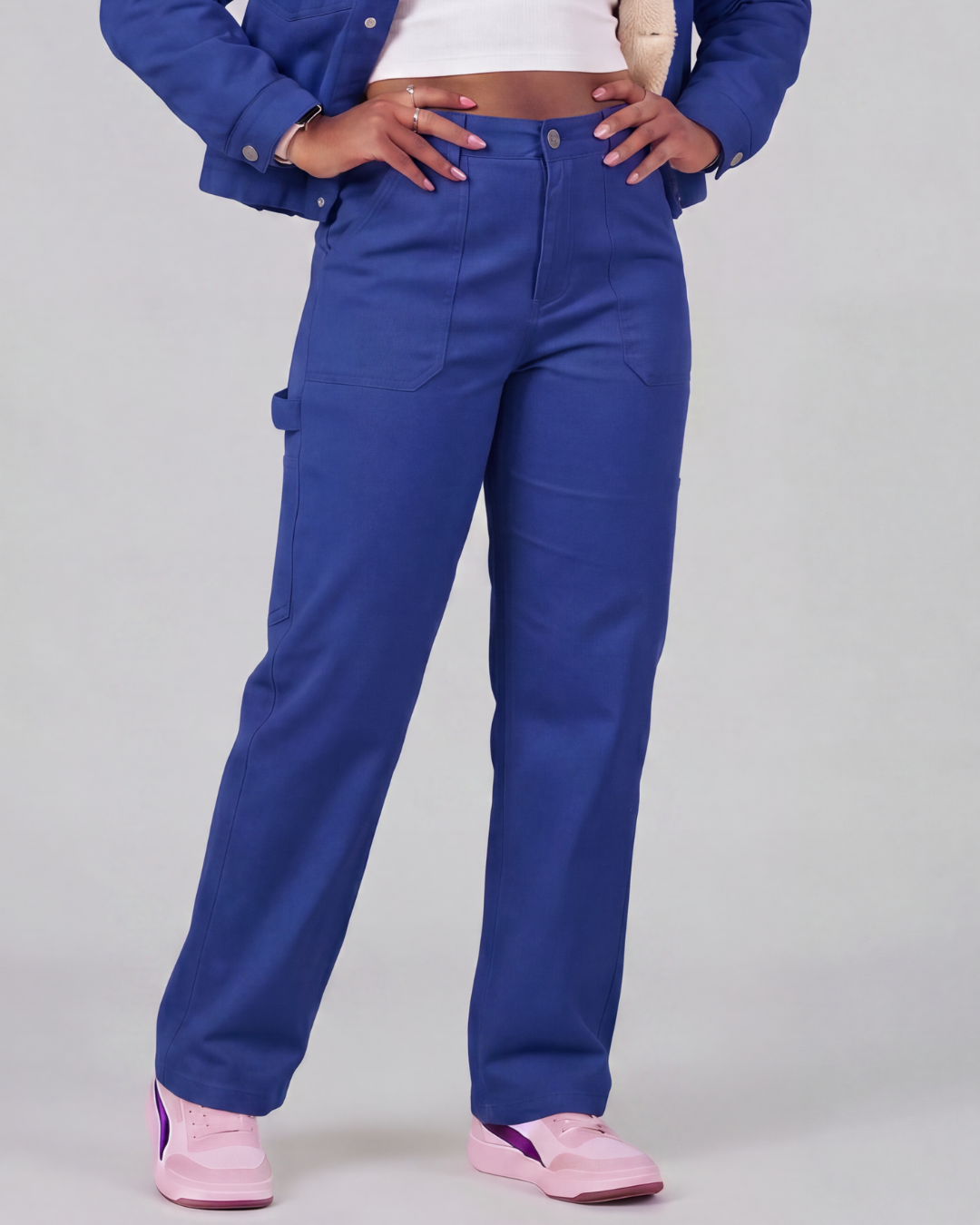 Women's Carpenter Utility Pants + Sherpa-Lined Chore Jacket Set
