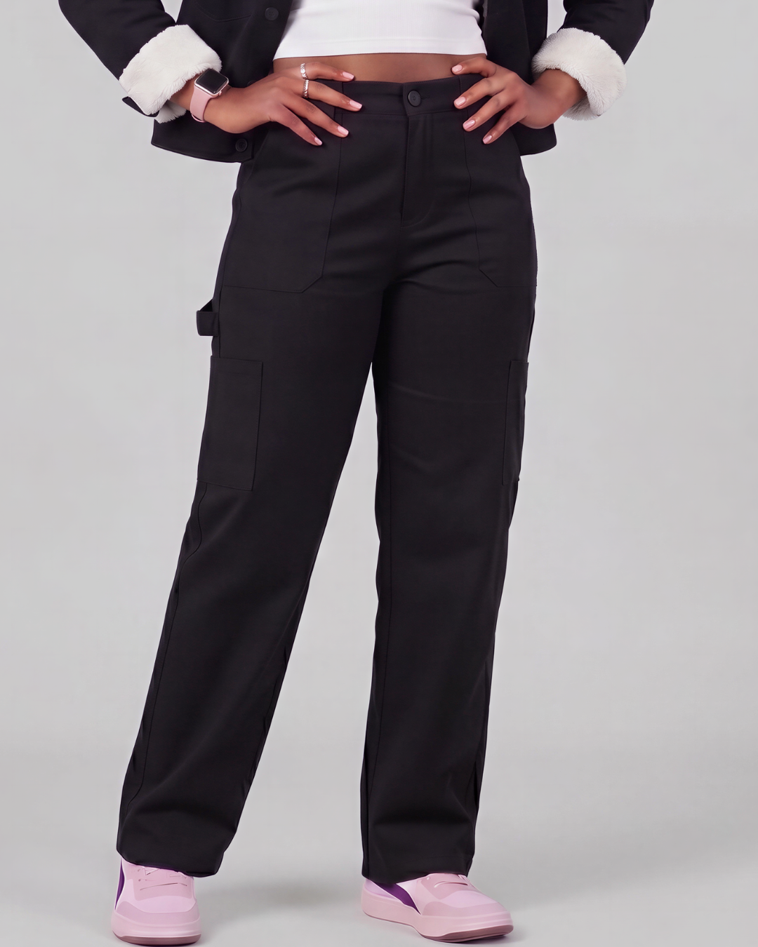 Women's Carpenter Utility Pants + Sherpa-Lined Chore Jacket Set