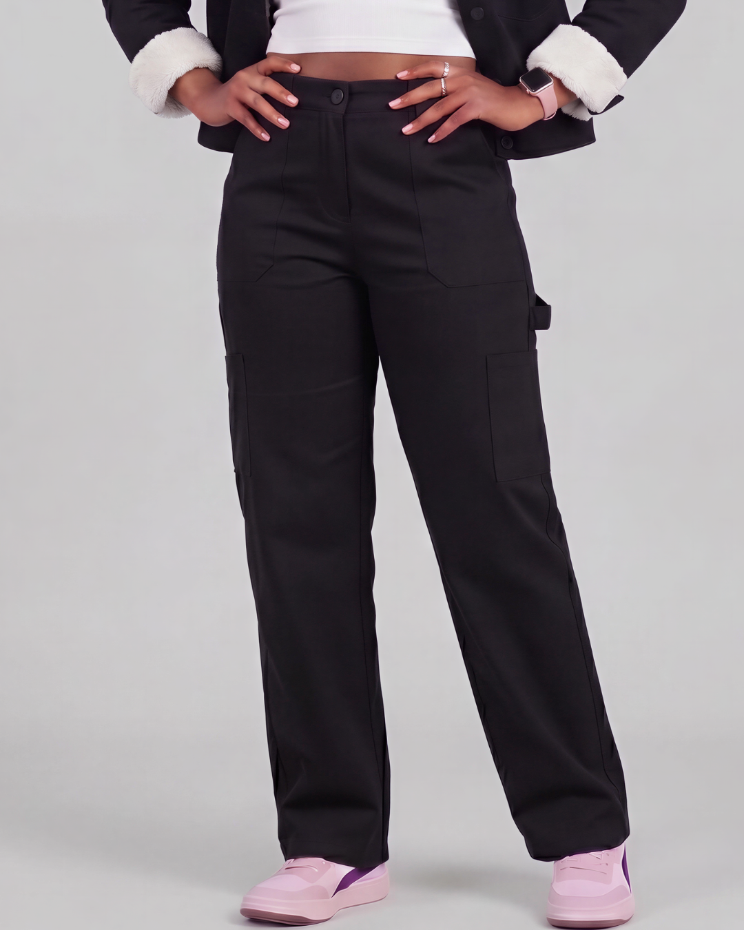 Women's Carpenter Utility Pants + Sherpa-Lined Chore Jacket Set