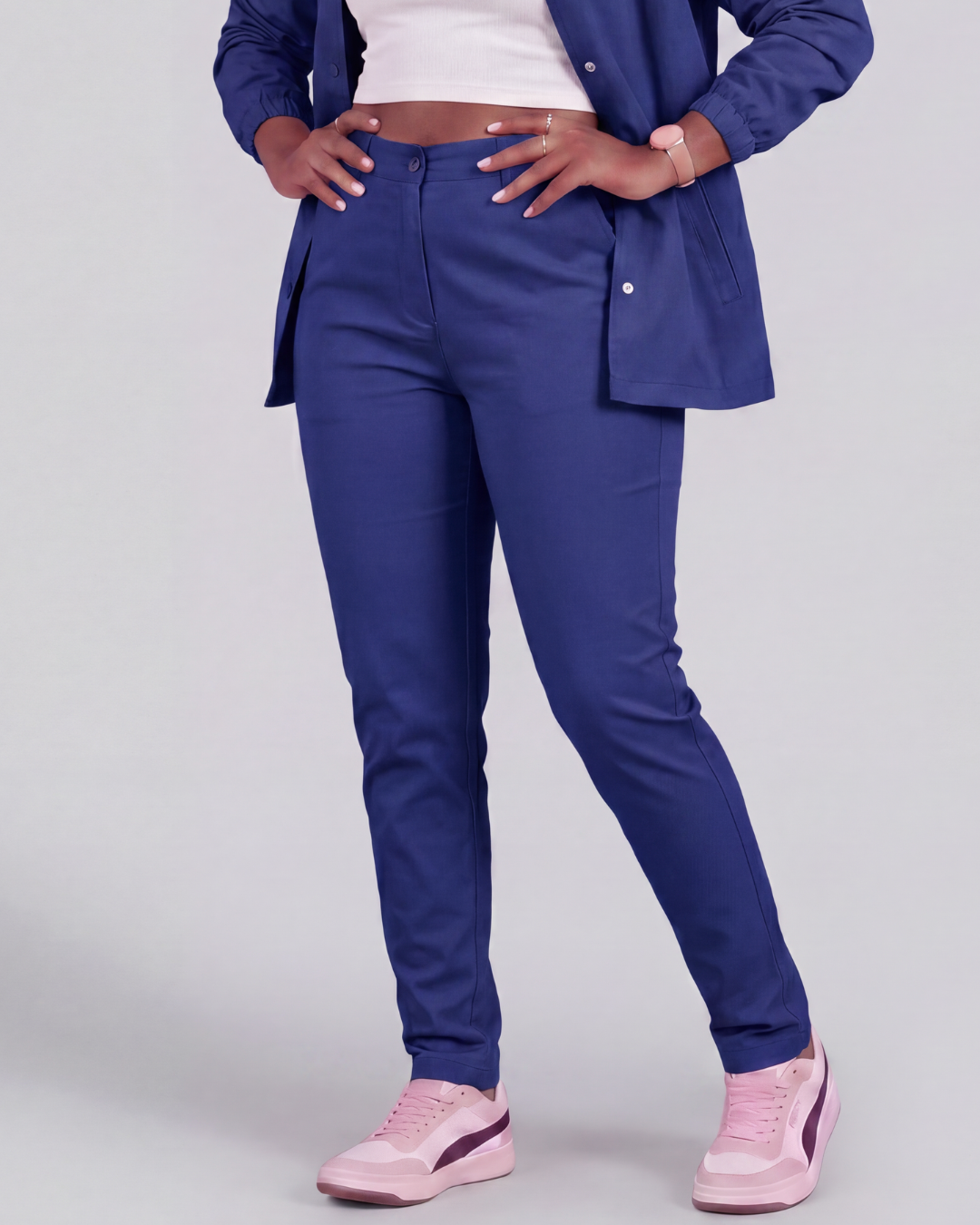 Women's Classic Chino Pants + Coach Jacket Set