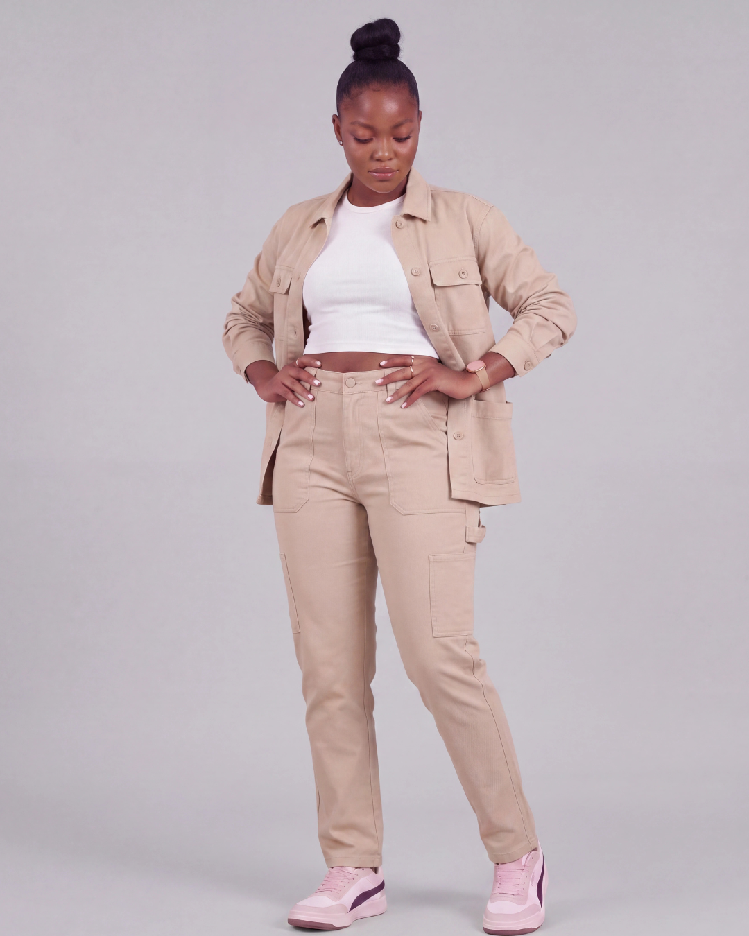 Women's Carpenter Utility Pants + Four-Pocket Utility Overshirt Set