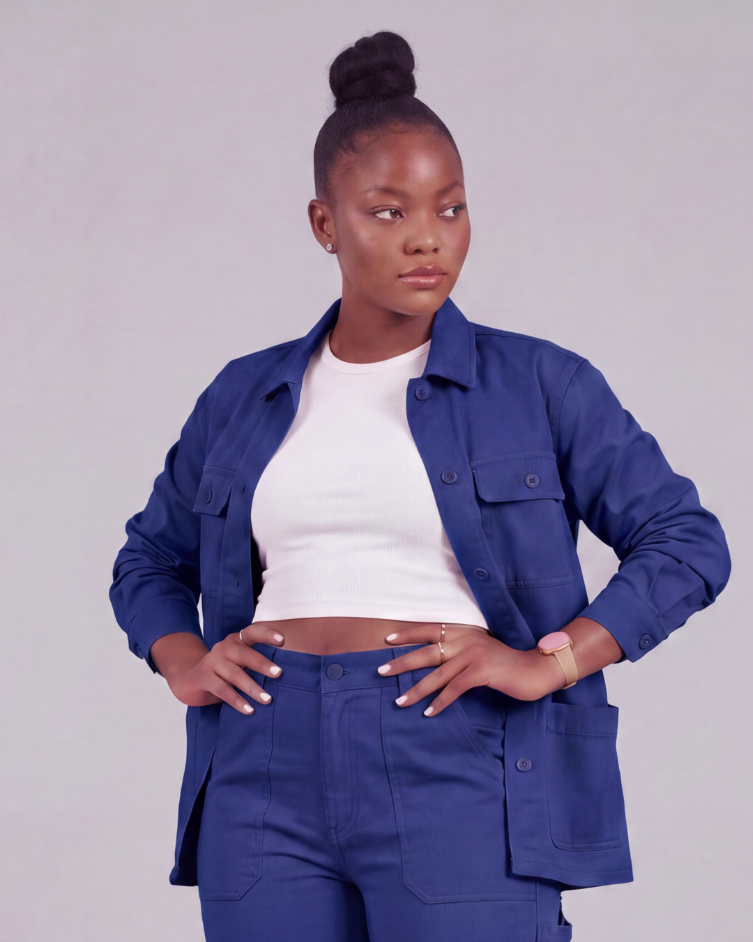 Women's Carpenter Utility Pants + Four-Pocket Utility Overshirt Set