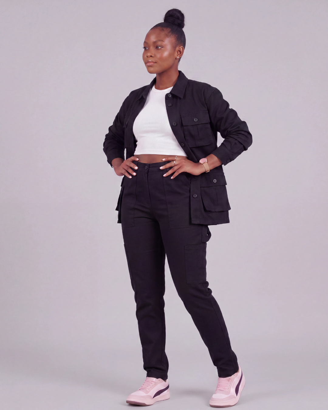 Women's Carpenter Utility Pants + Four-Pocket Utility Overshirt Set