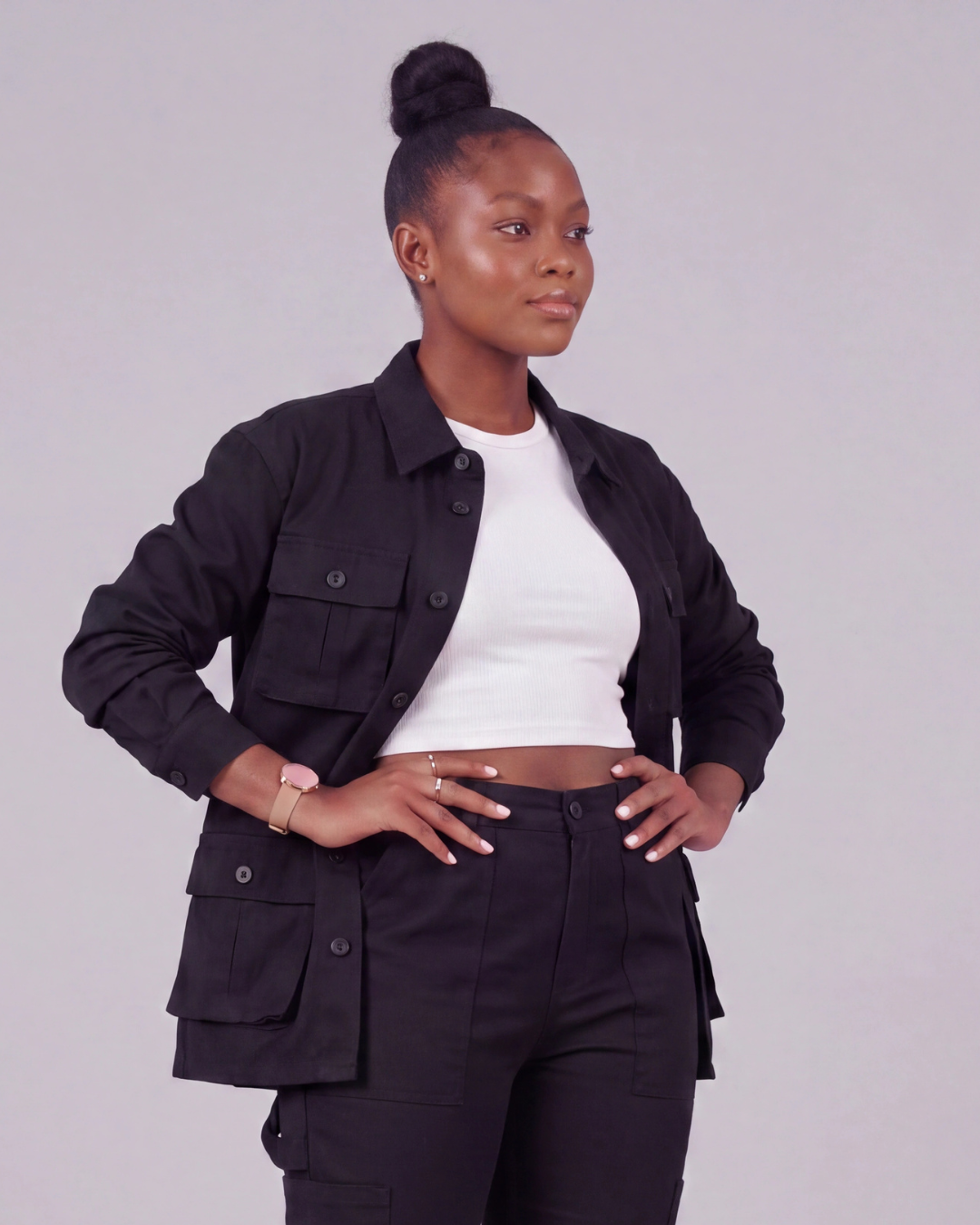 Women's Carpenter Utility Pants + Four-Pocket Utility Overshirt Set