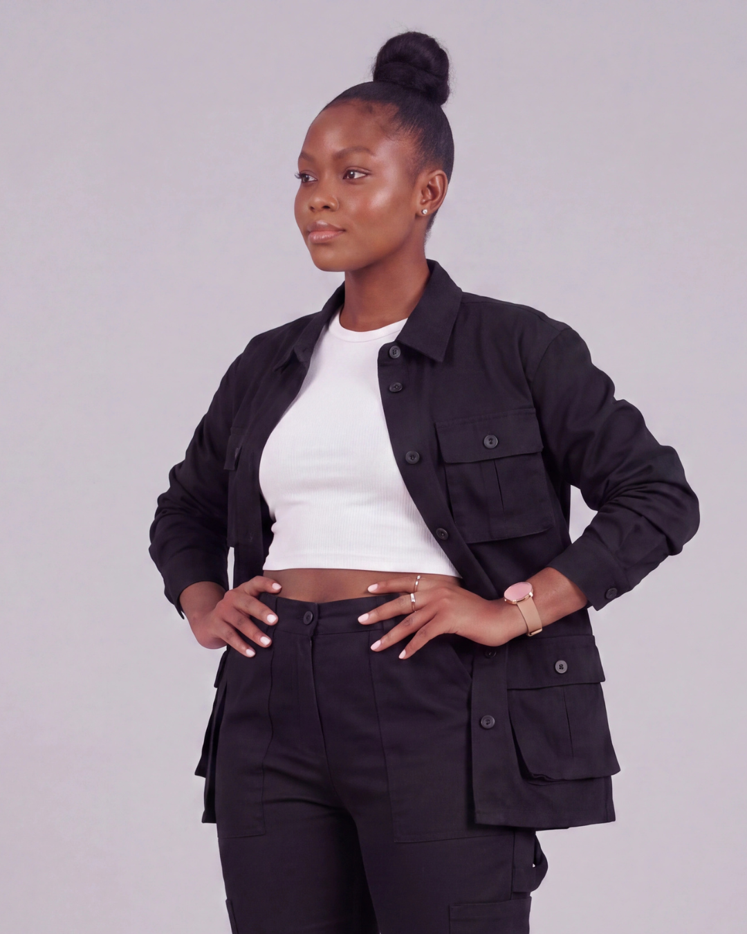 Women's Carpenter Utility Pants + Four-Pocket Utility Overshirt Set