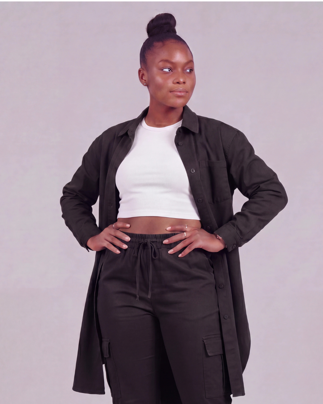 Women’s Long-Line Overshirt