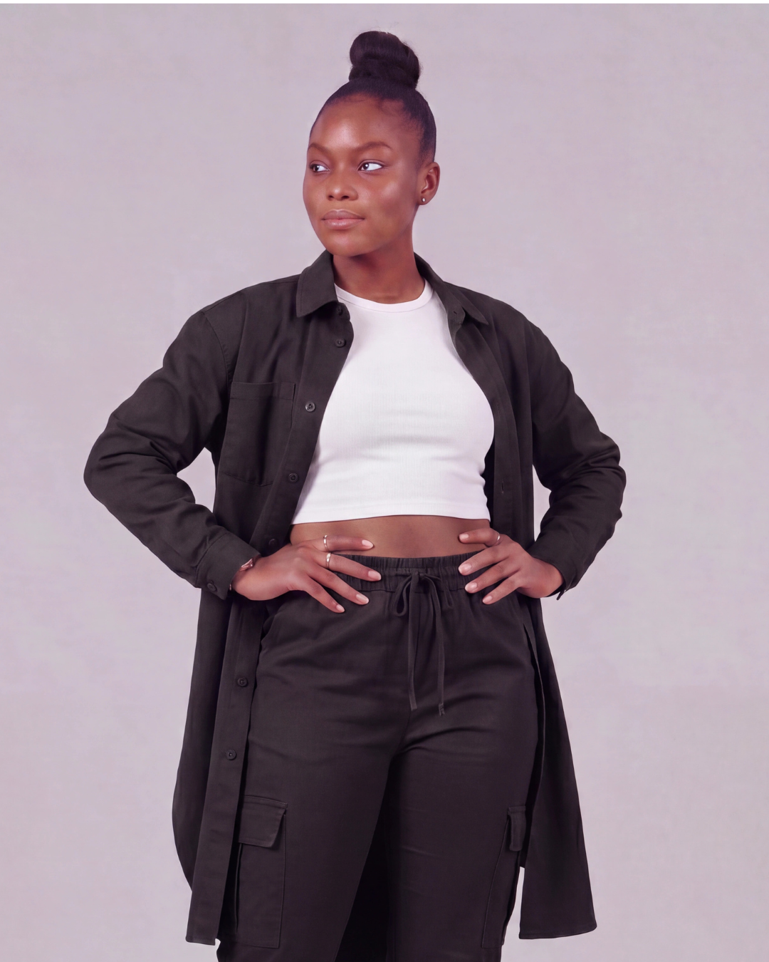 Women’s Long-Line Overshirt
