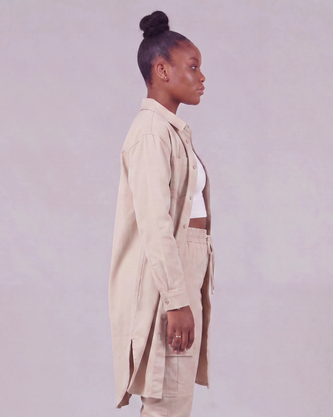 Women’s Long-Line Overshirt