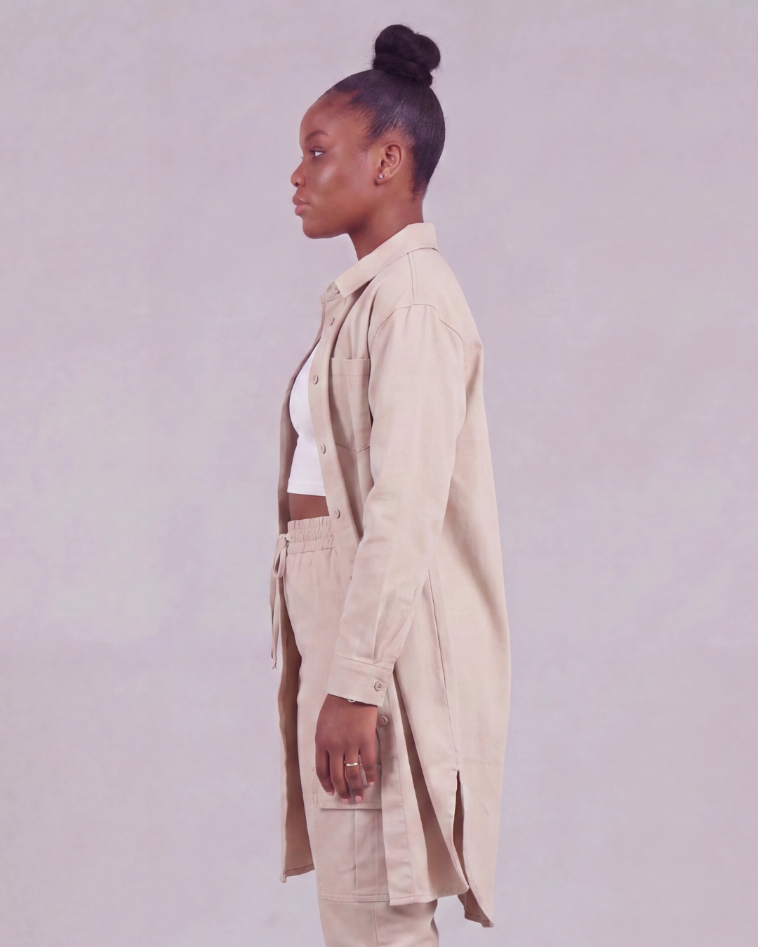 Women’s Long-Line Overshirt