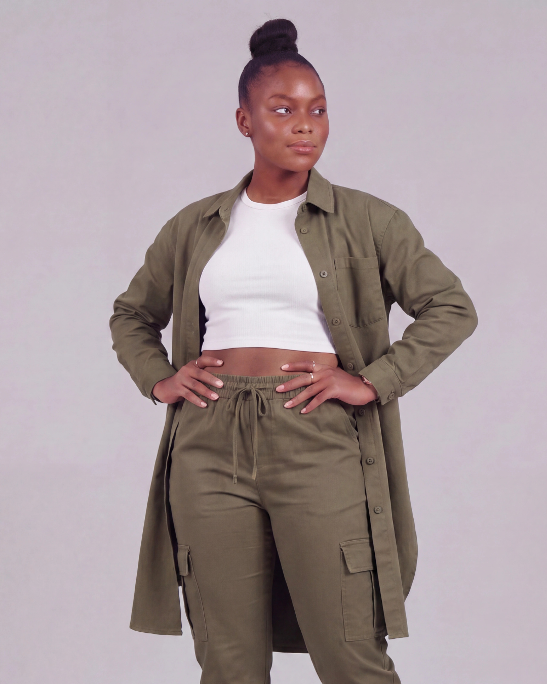 Women’s Long-Line Overshirt