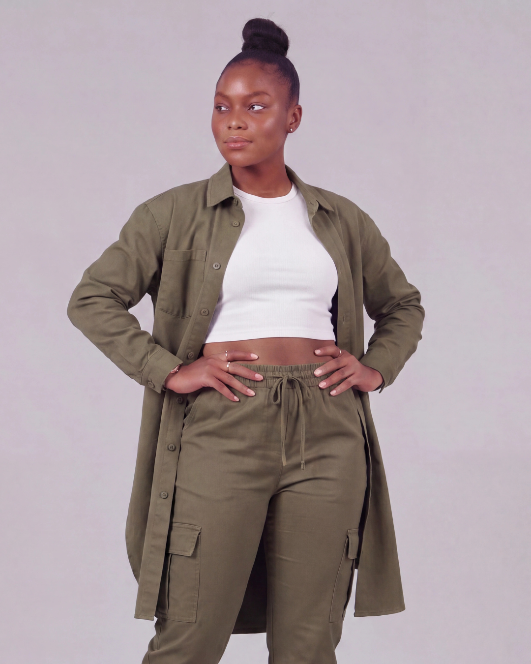 Women’s Long-Line Overshirt
