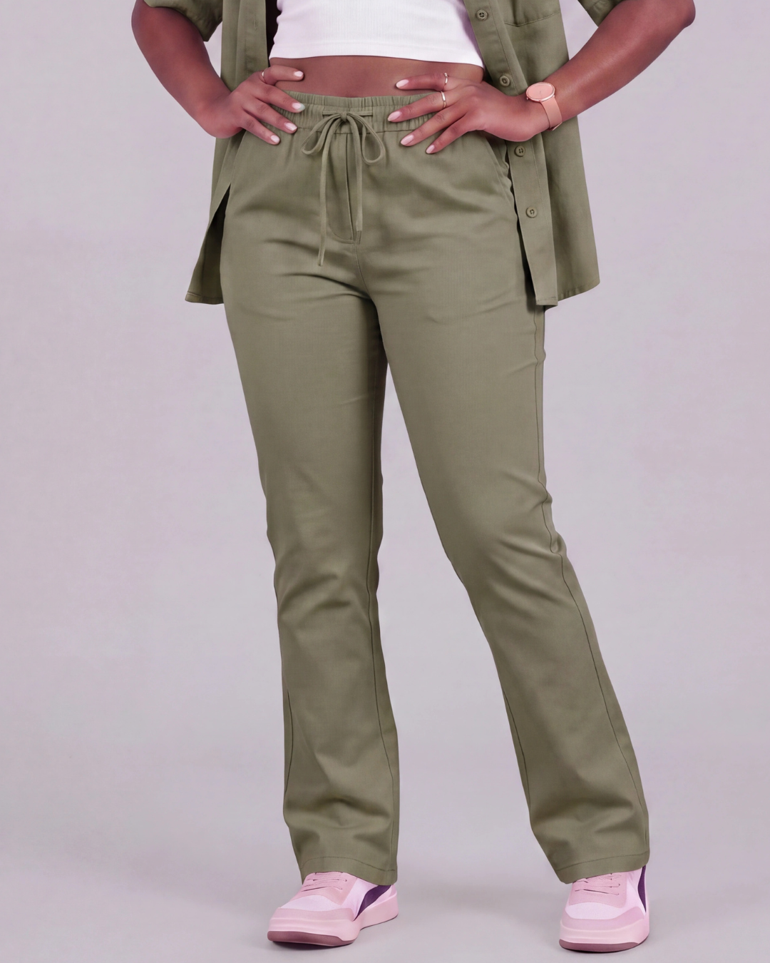 Women's Drawstring Chino