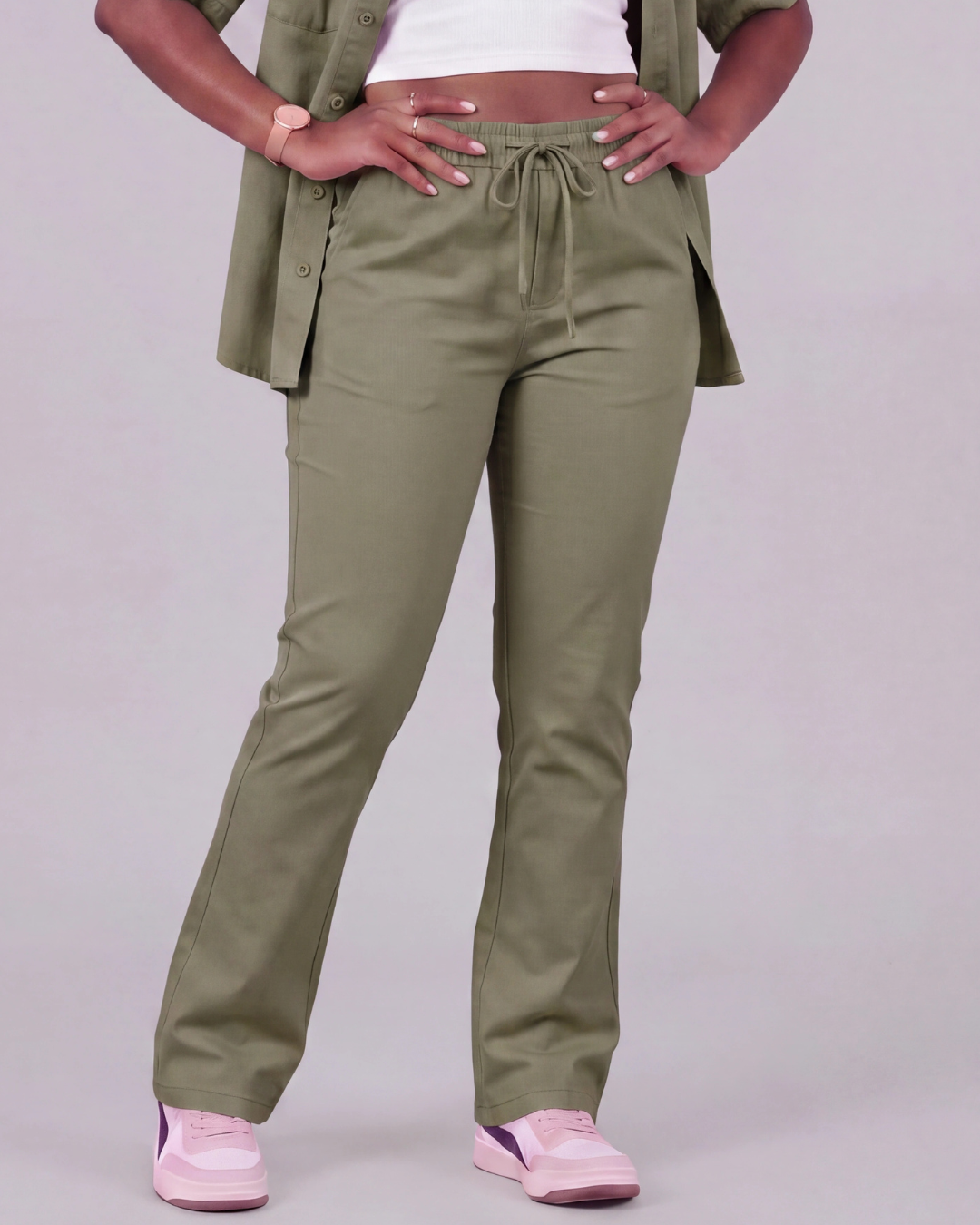 Women's Drawstring Chino