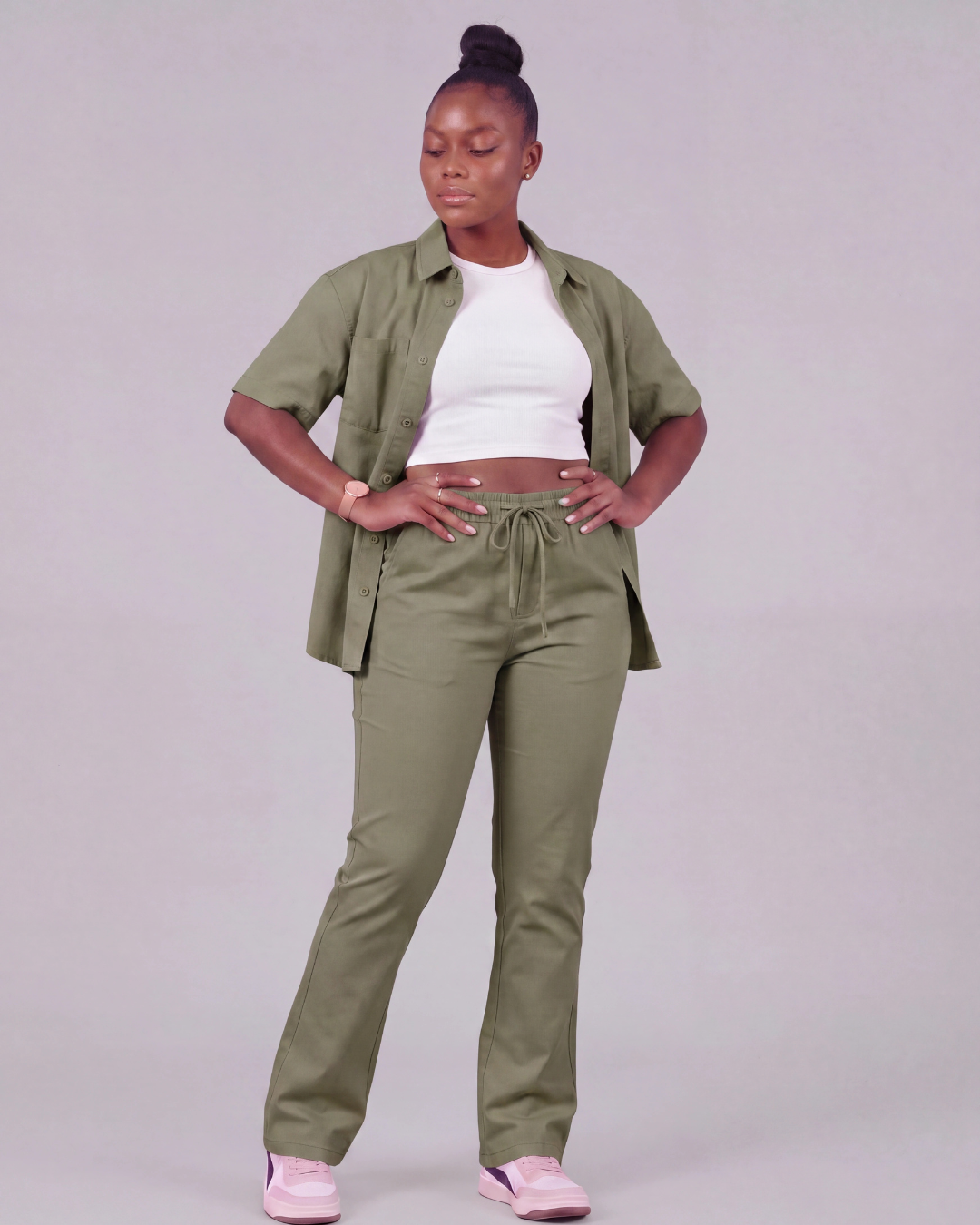 Women's Drawstring Chino
