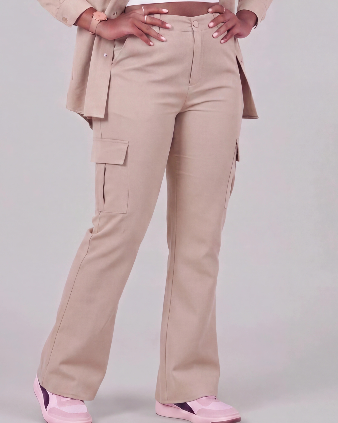 Girls' Relaxed Cargo Pants + Chore Jacket Set