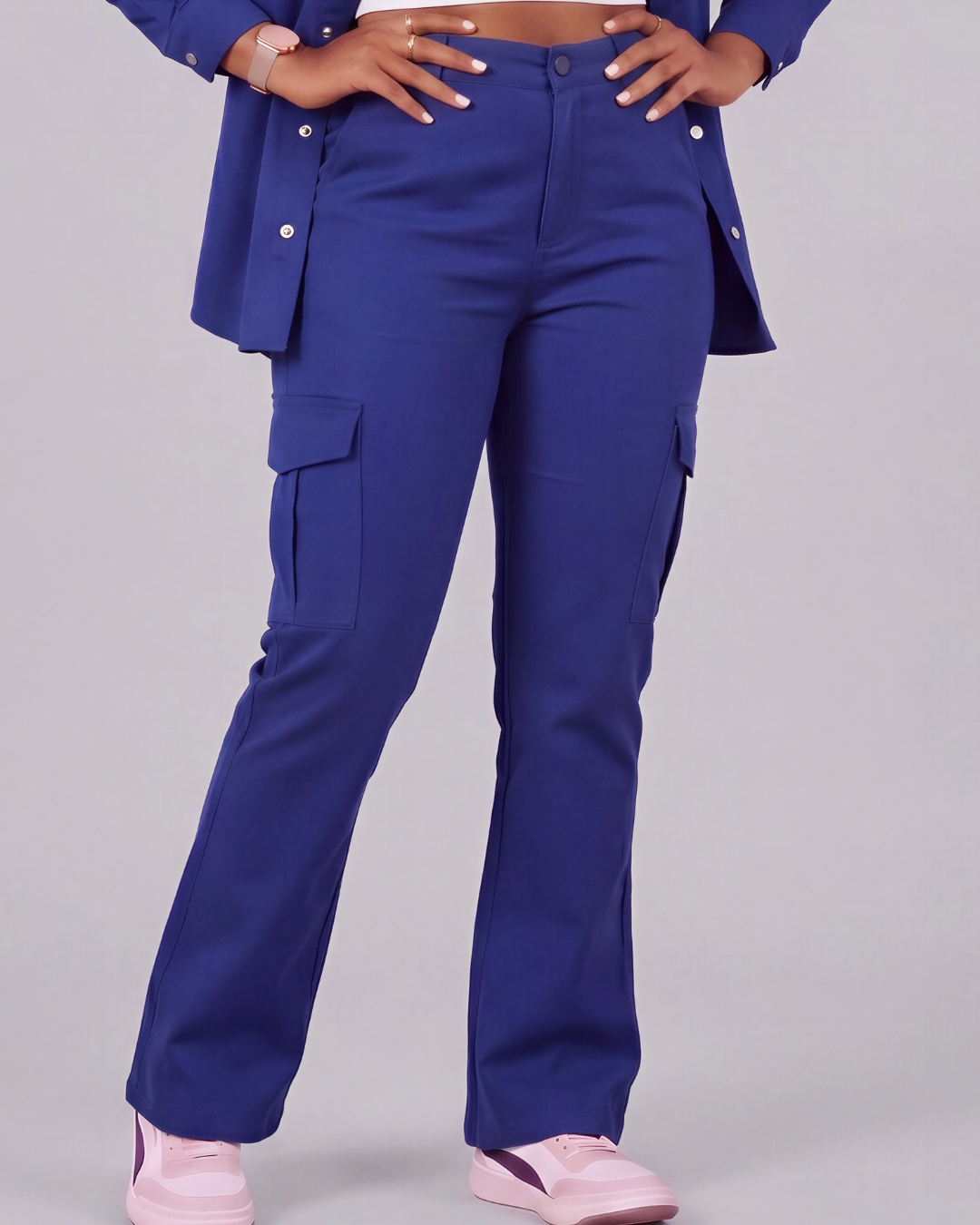 Girls' Relaxed Cargo Pants + Chore Jacket Set